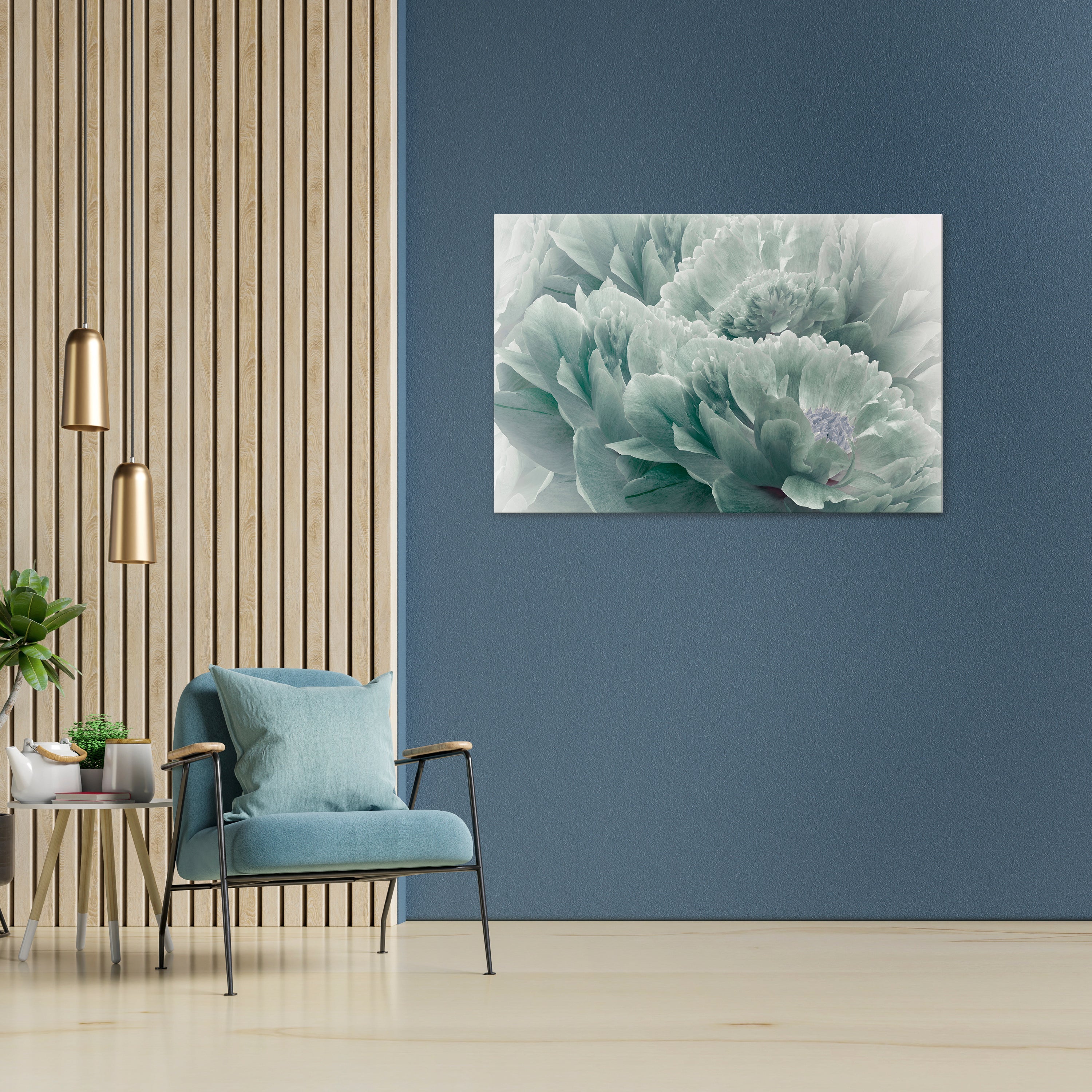 TREE PEONIES - Obraz na płótnie (poziomy)