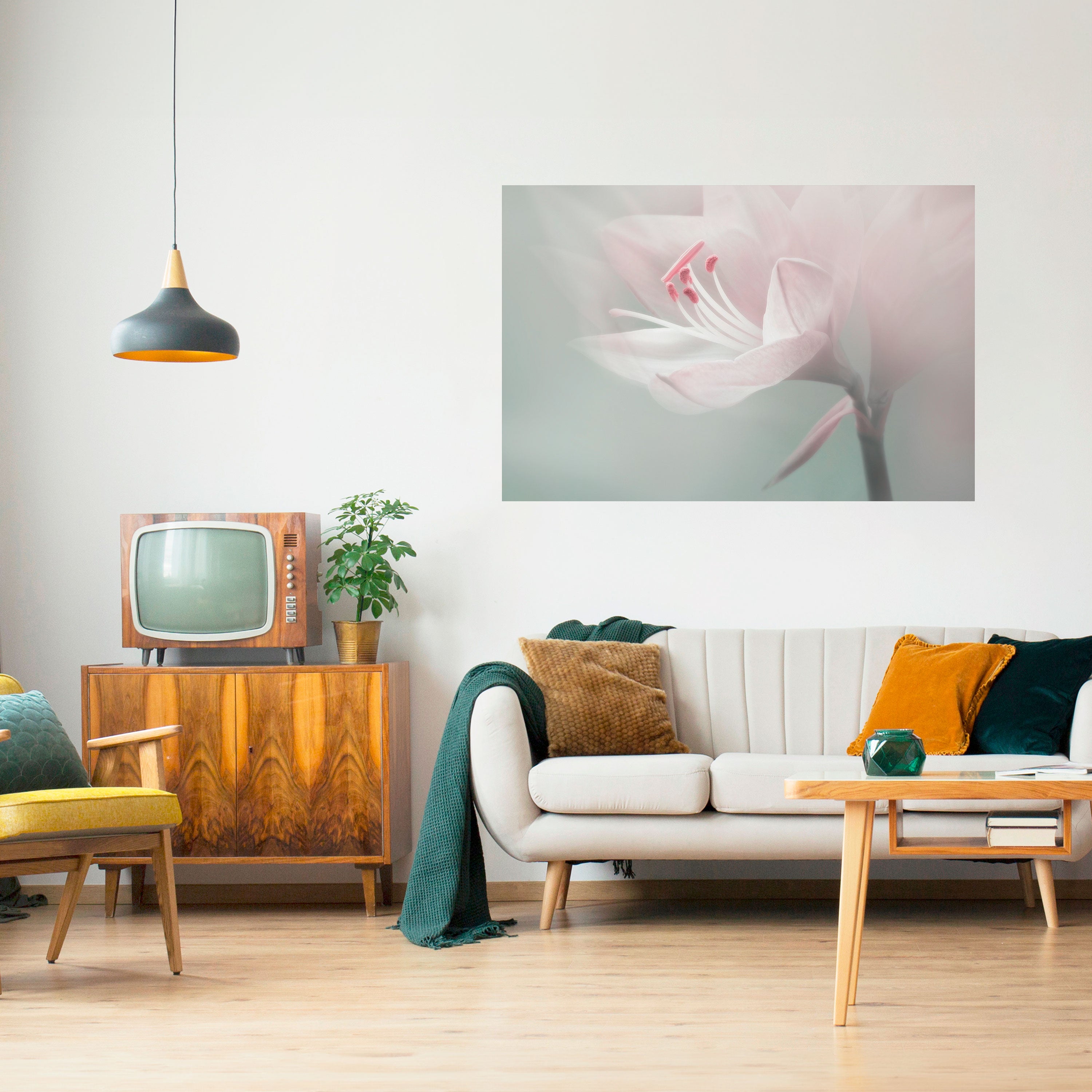 GENTLE LILY Naklejka/Plakat poziomy