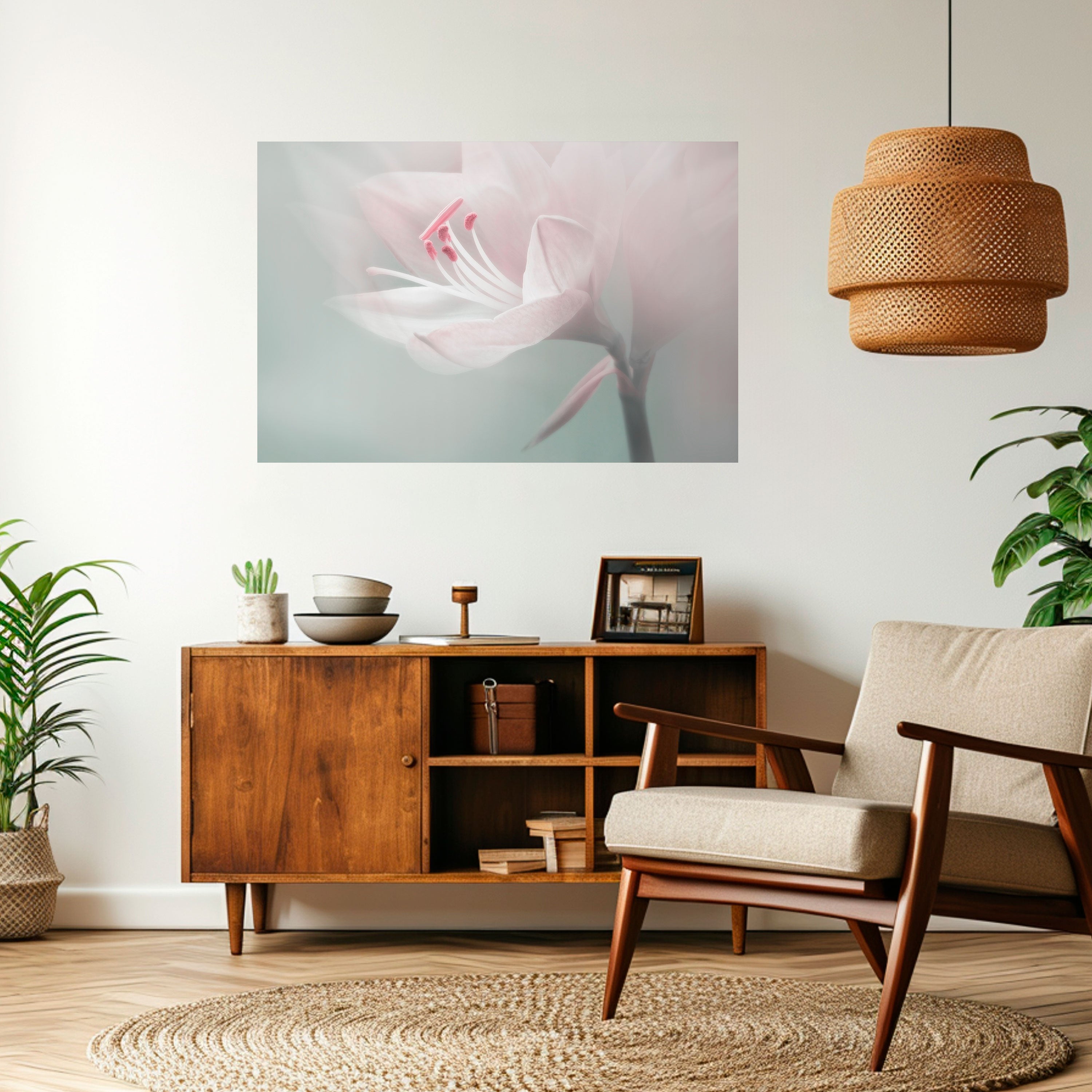 GENTLE LILY Naklejka/Plakat poziomy