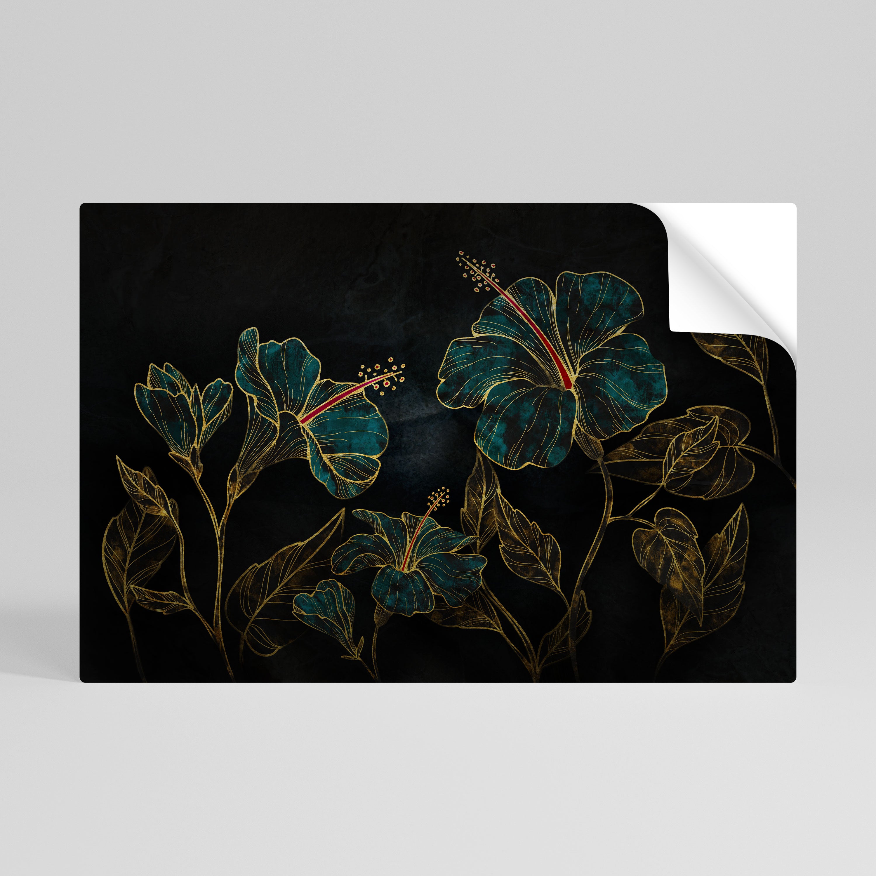 EMBERED BLOOM Naklejka/Plakat poziomy