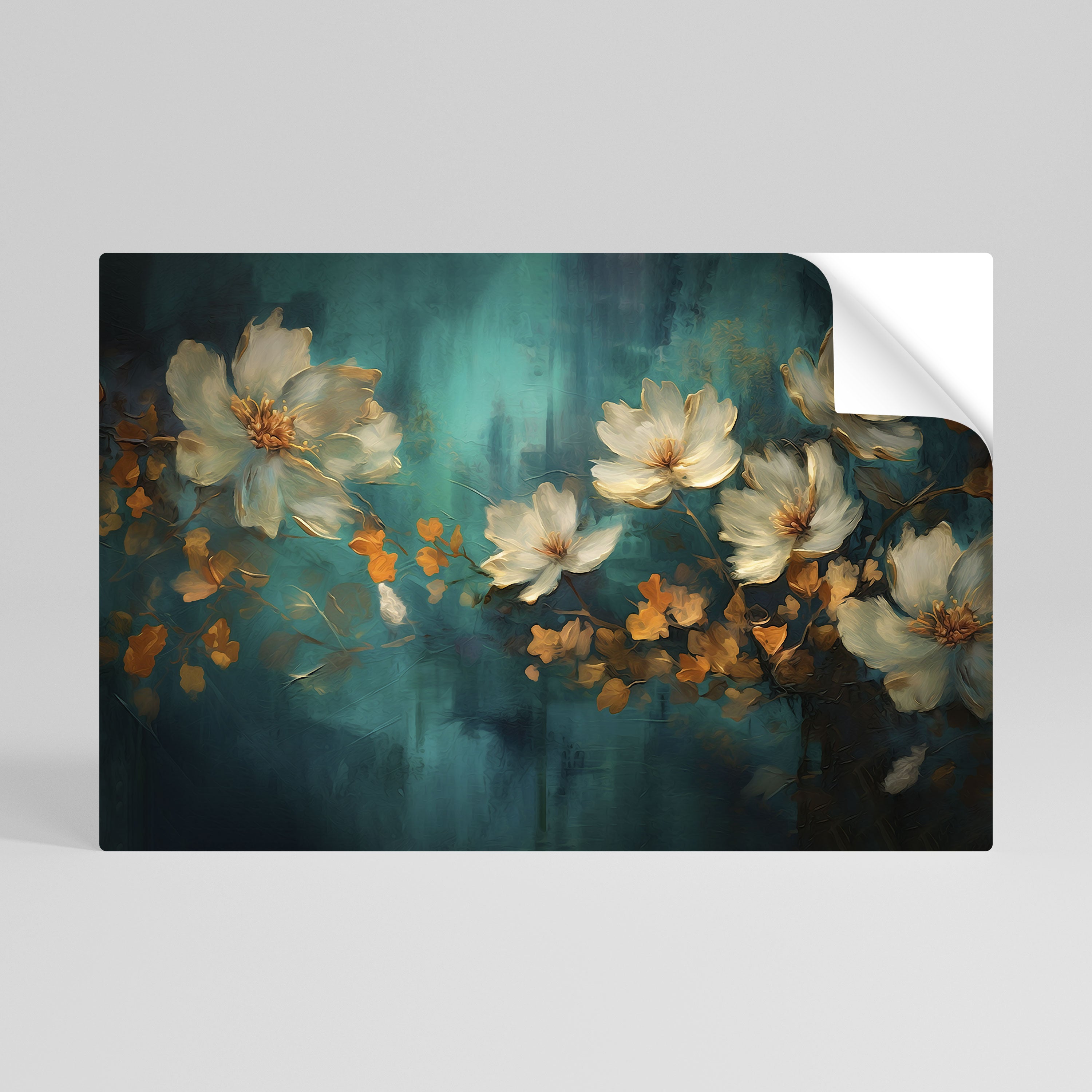 TRANQUIL GARDEN MUSE Naklejka/Plakat poziomy