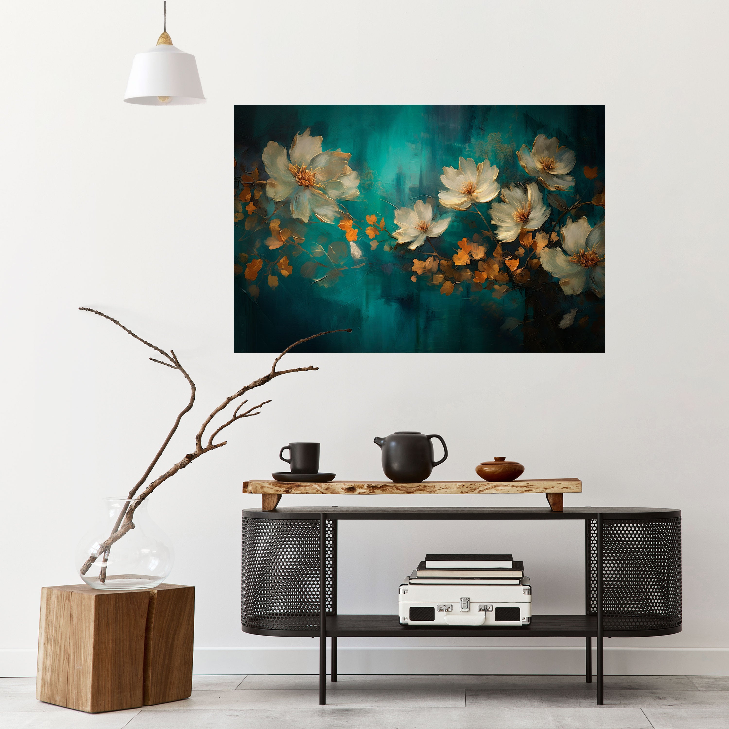 TRANQUIL GARDEN MUSE Naklejka/Plakat poziomy