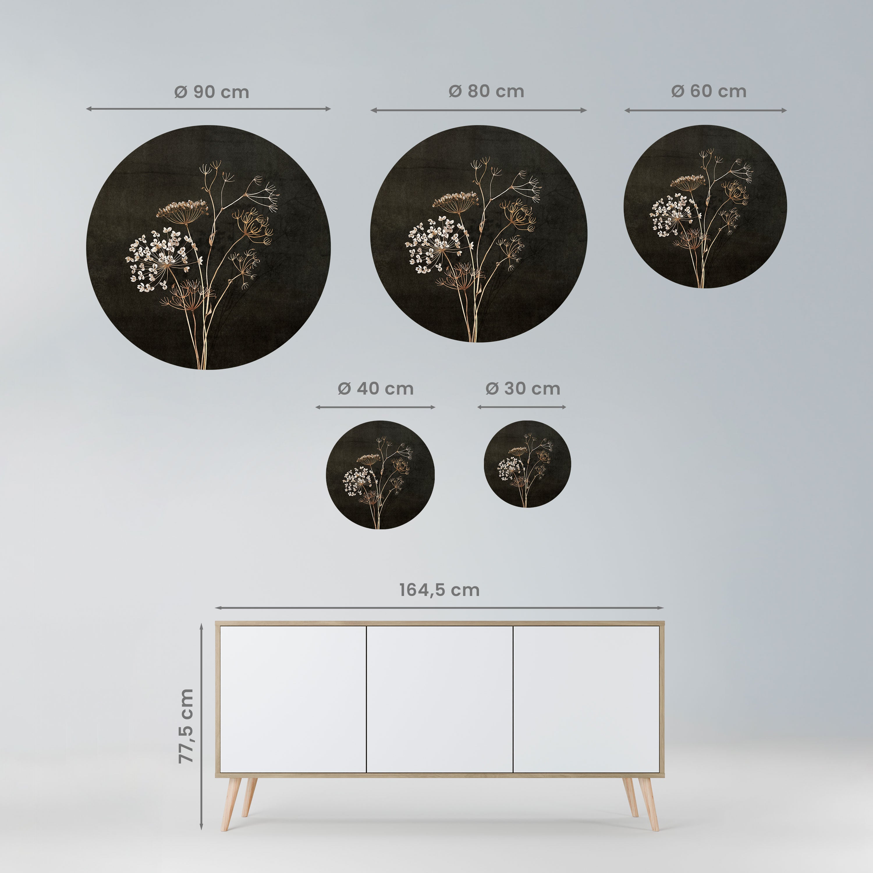 MEADOW MEMORIES Naklejka okrągła