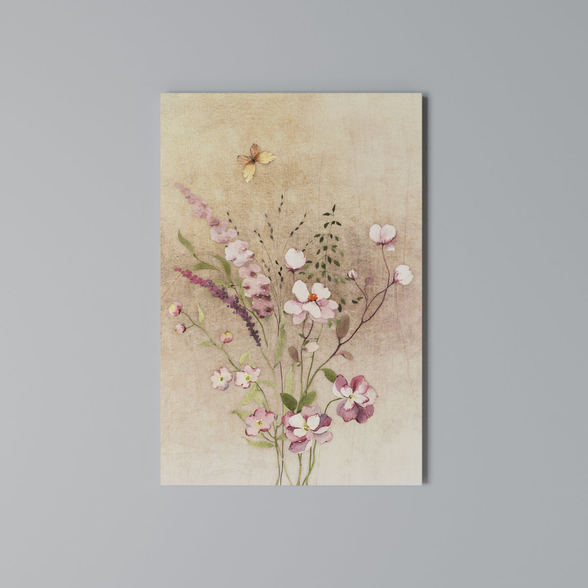 FLOWERED REVERIE Pionowy obraz na płótnie