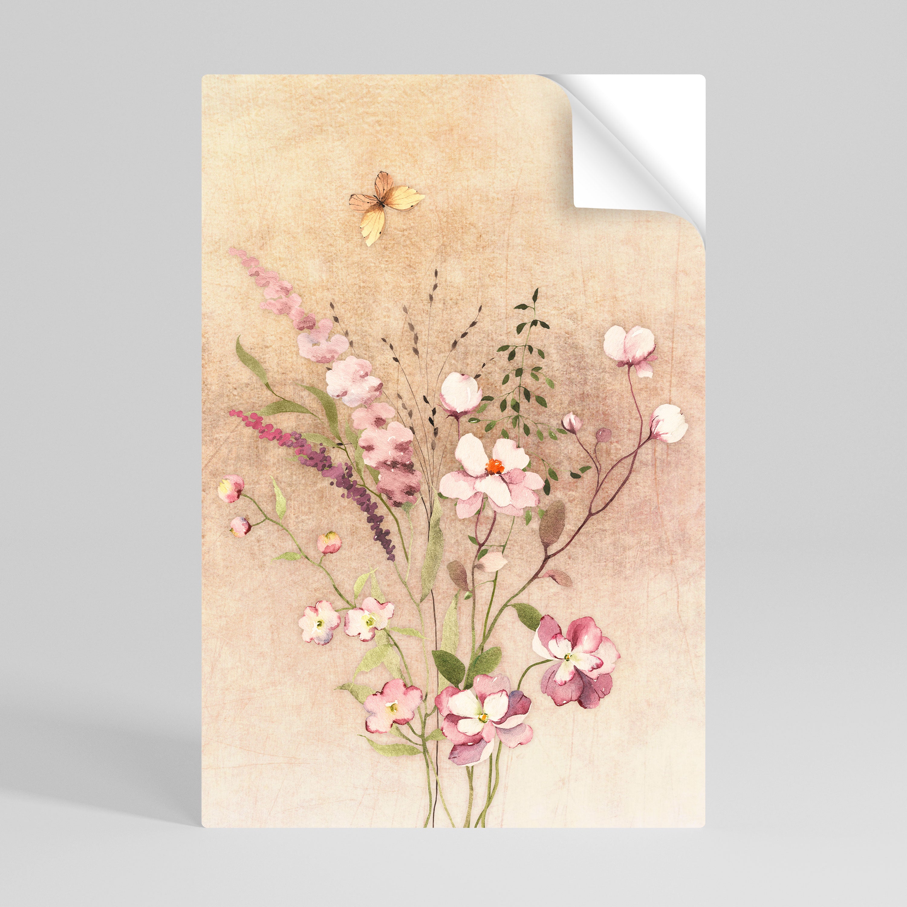 FLOWERED REVERIE Naklejka/Plakat pionowy
