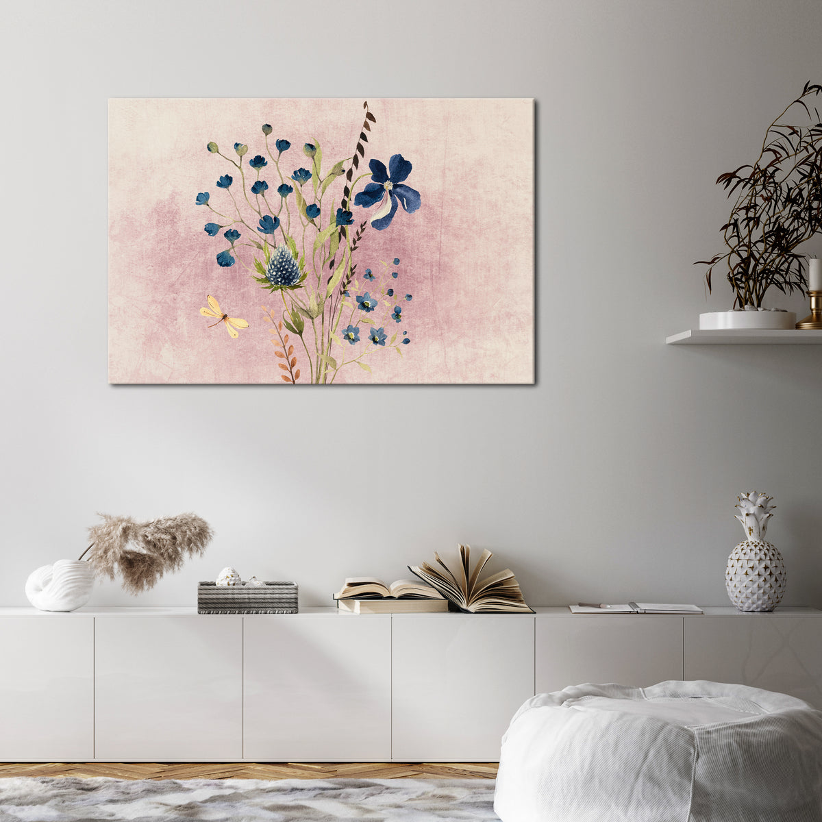 CORNFLOWER REVERIE Poziomy obraz na płótnie