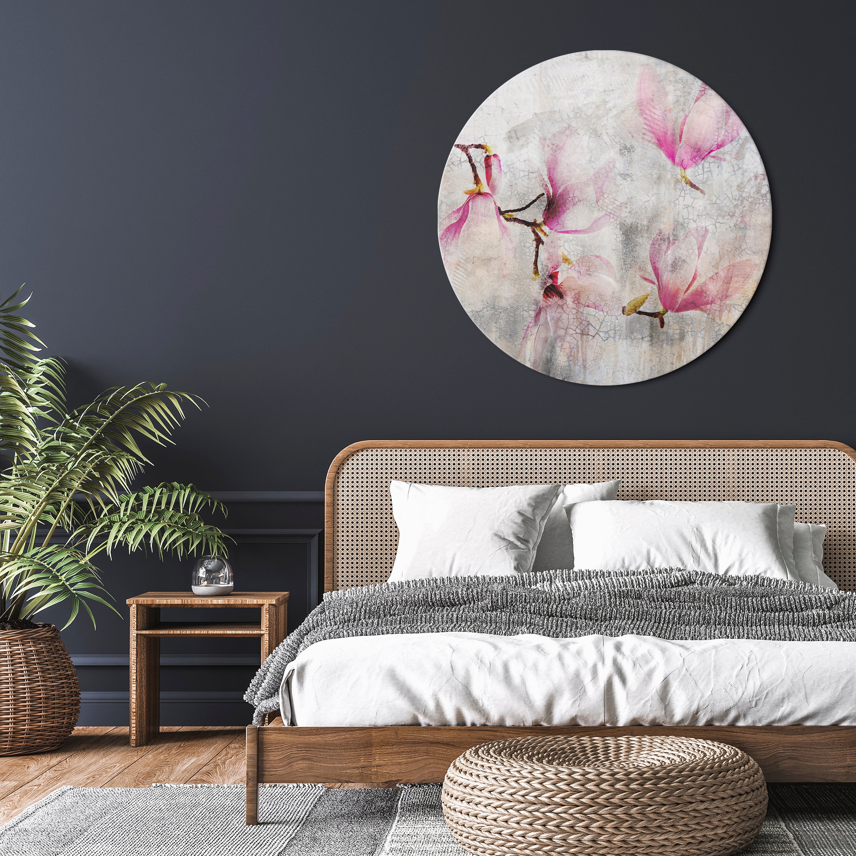 ASTONISHING MAGNOLIA Obraz okrągły