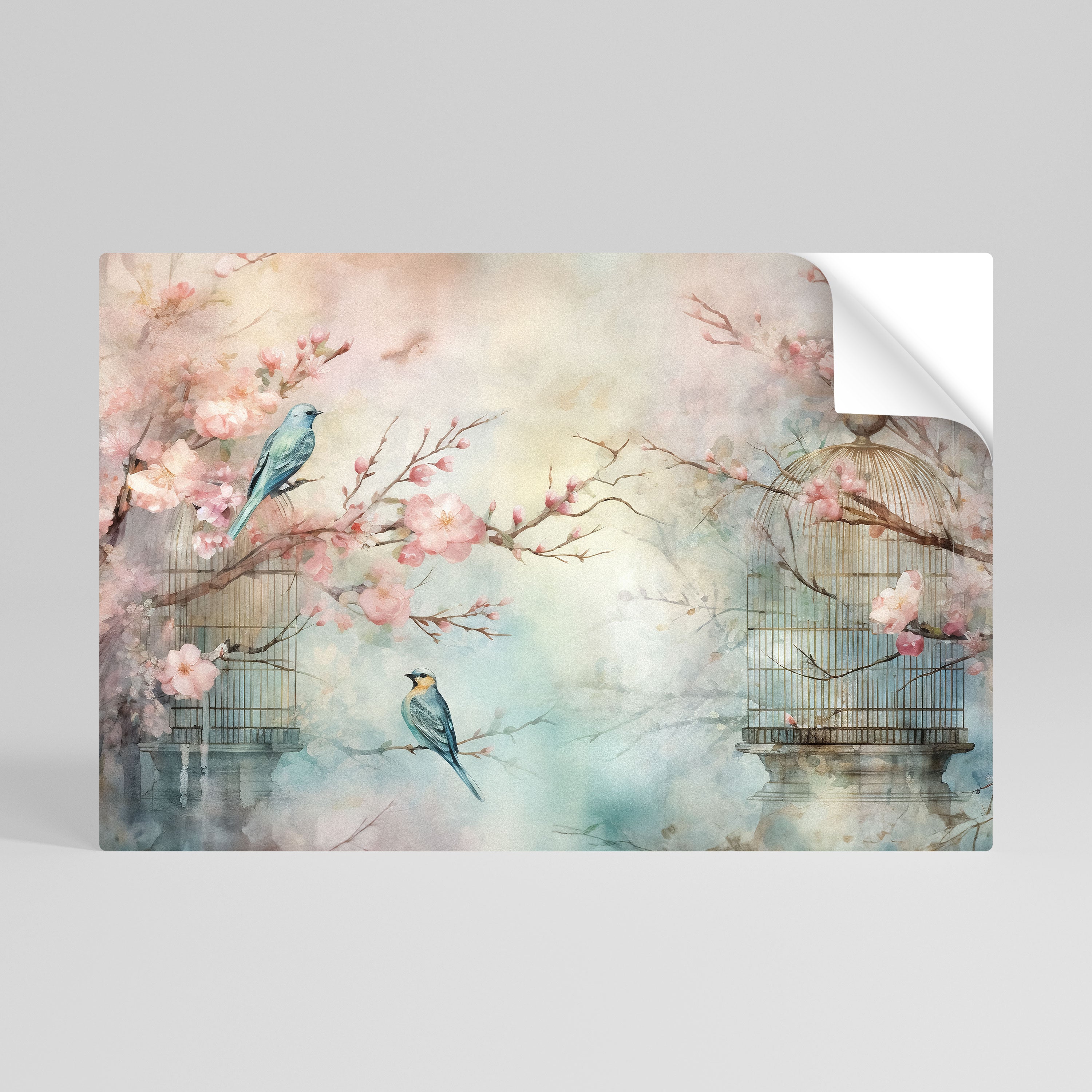 CHERRY BIRDSONG Naklejka/Plakat poziomy