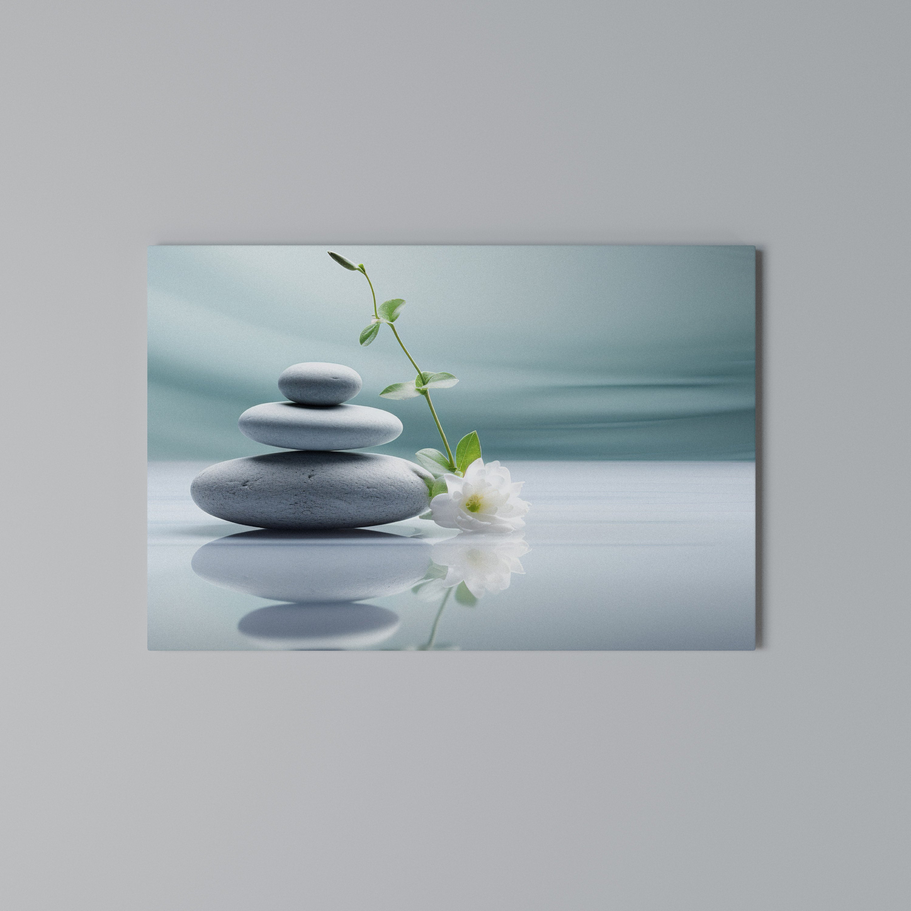 TRANQUIL STONE BALANCE Poziomy obraz na płótnie