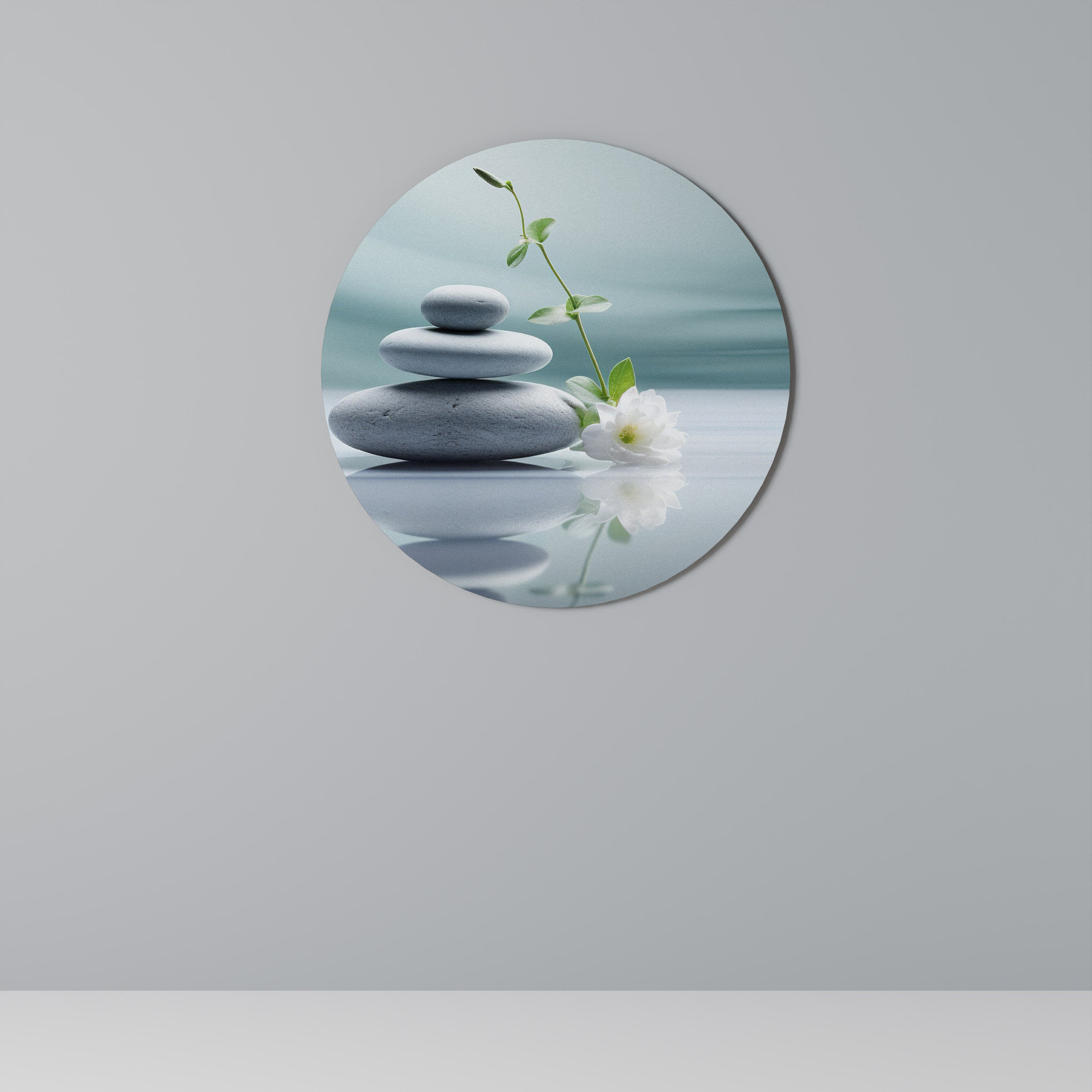 TRANQUIL STONE BALANCE Obraz okrągły