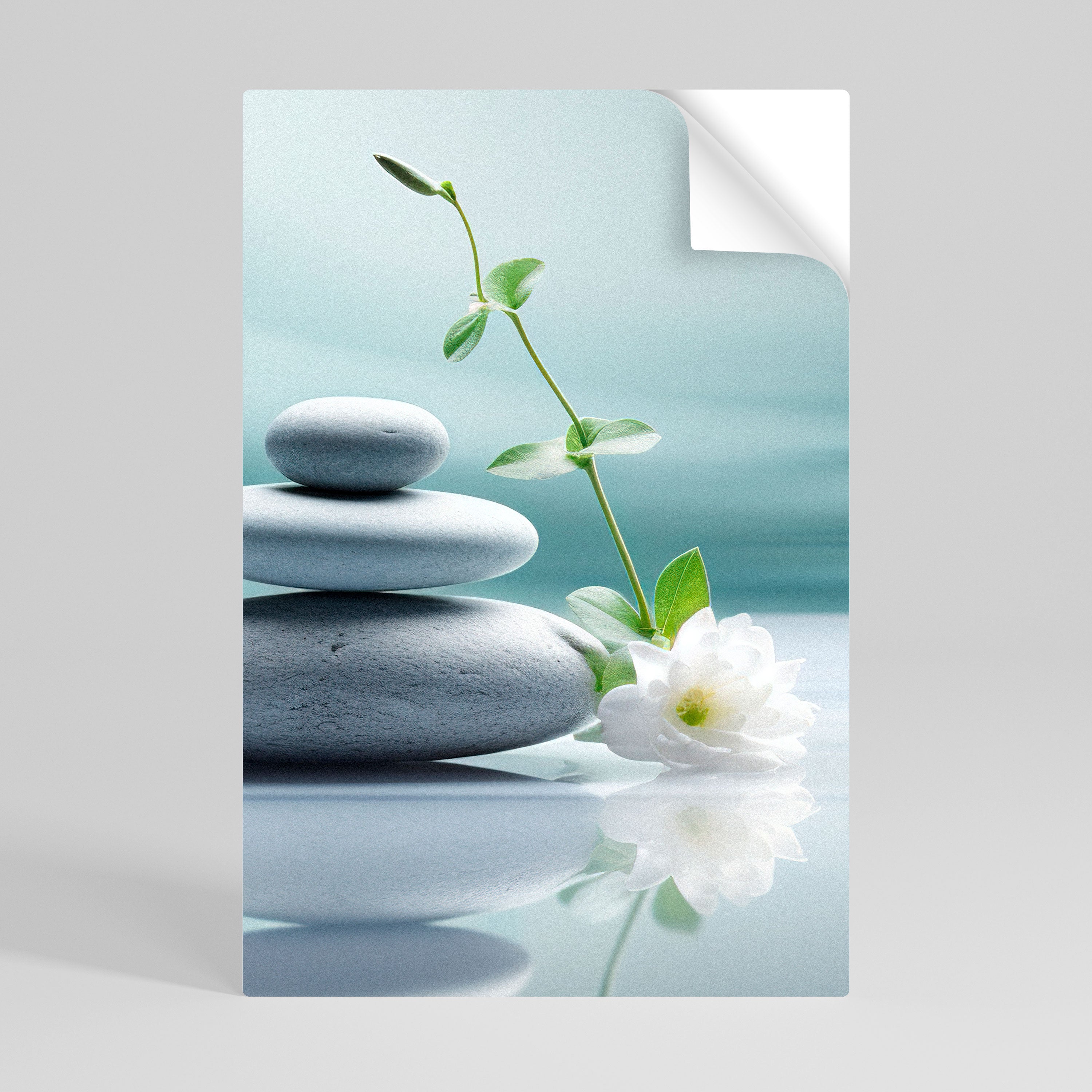 TRANQUIL STONE BALANCE Naklejka/Plakat pionowy