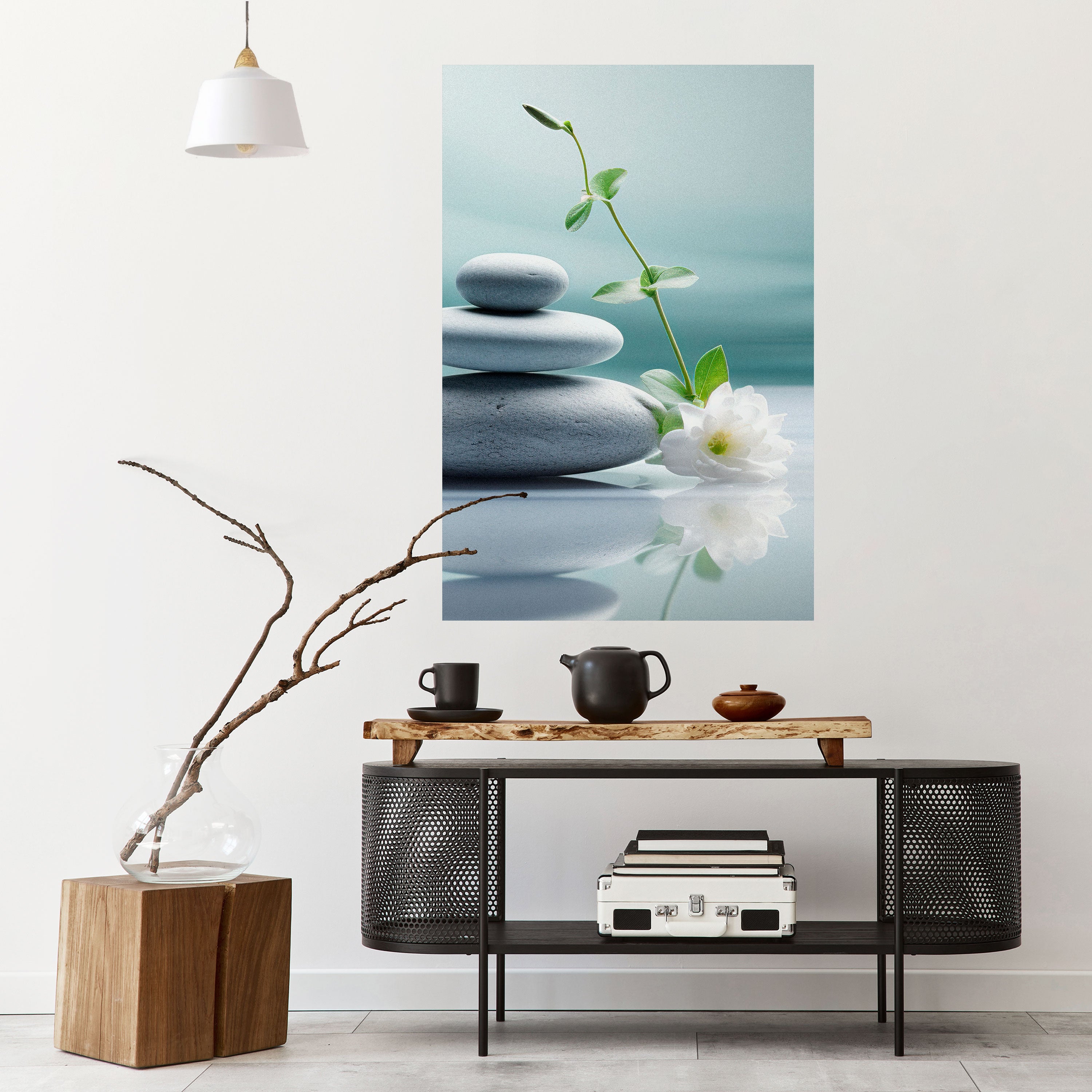 TRANQUIL STONE BALANCE Naklejka/Plakat pionowy