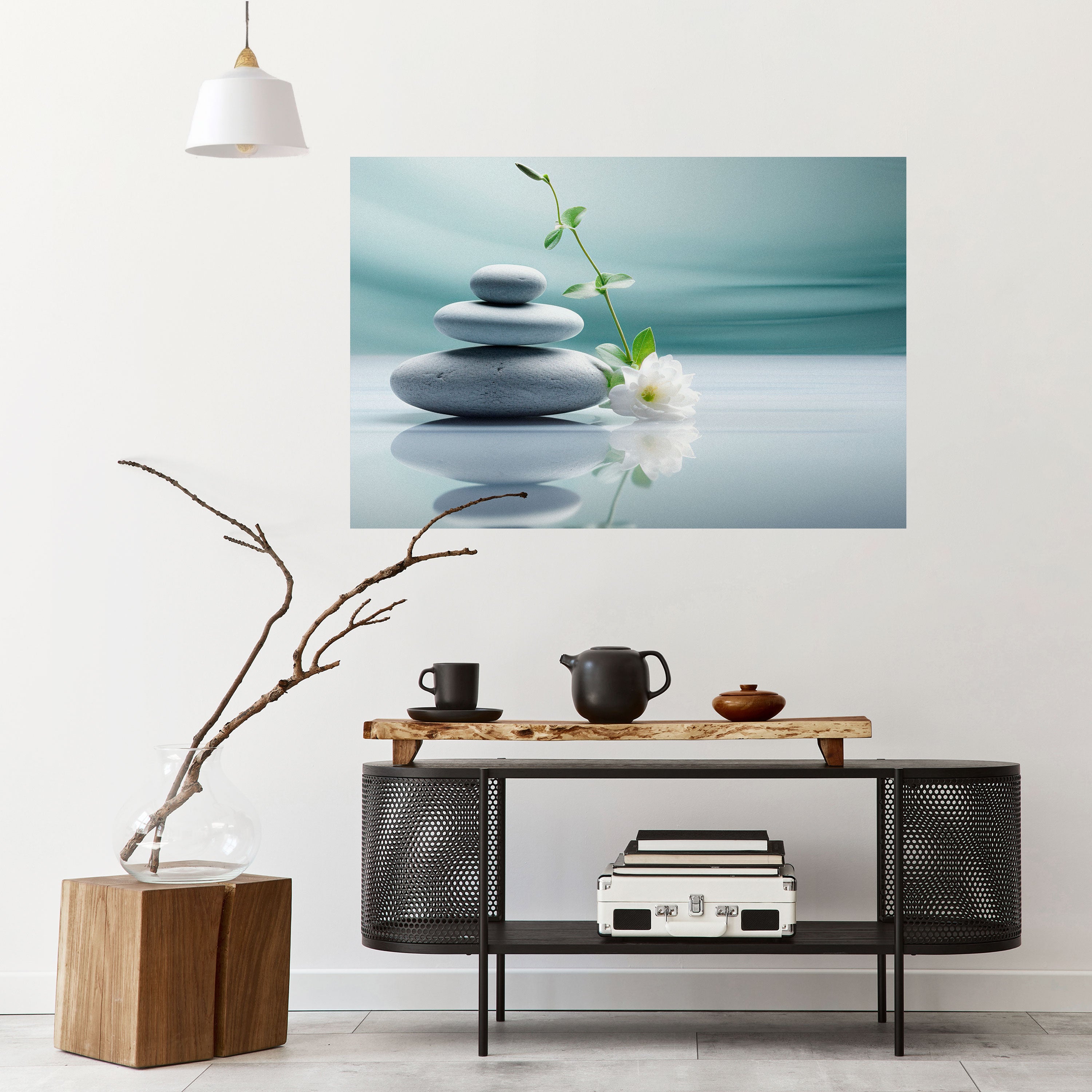 TRANQUIL STONE BALANCE Naklejka/Plakat poziomy