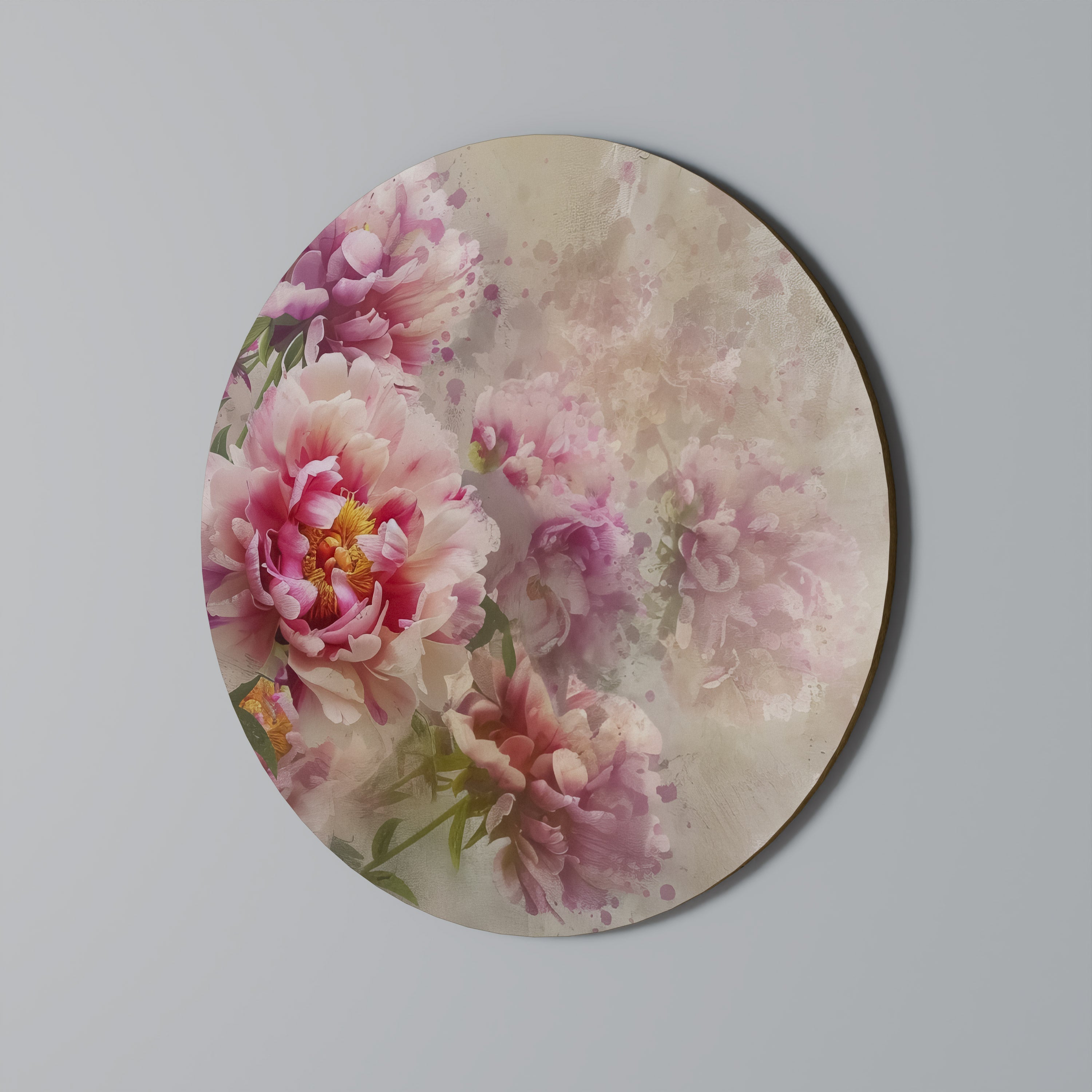 PEONY WHISPER Obraz okrągły