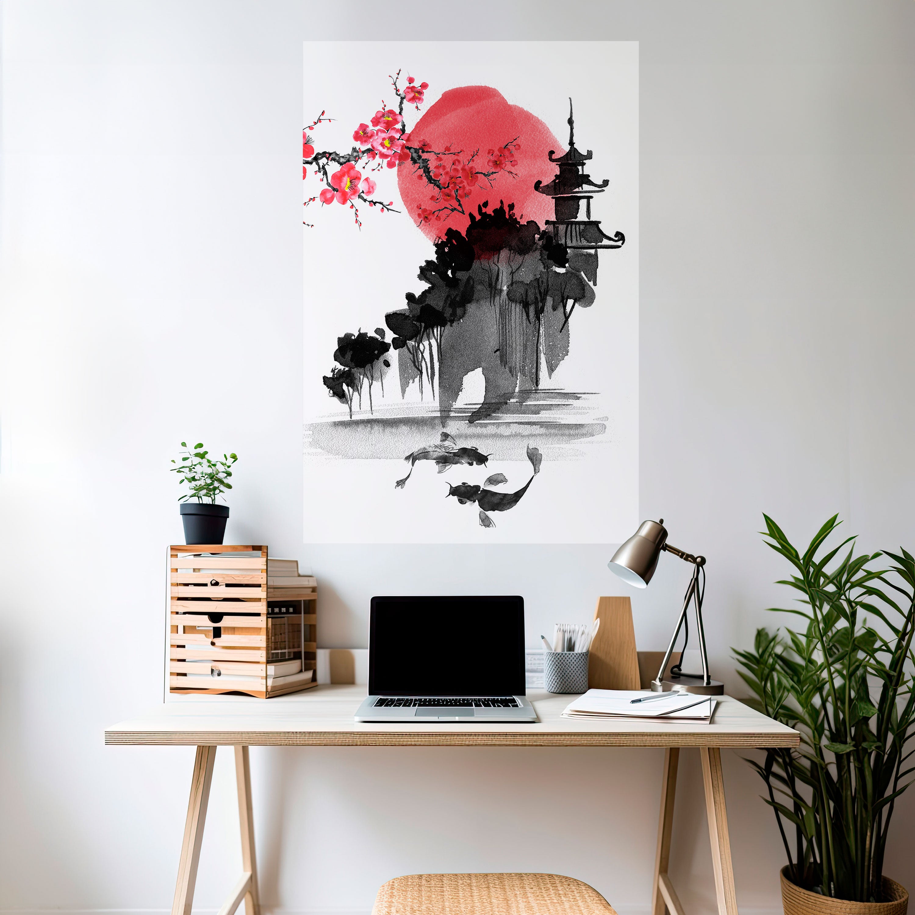 CHERRY SHADOWS Naklejka/Plakat pionowy