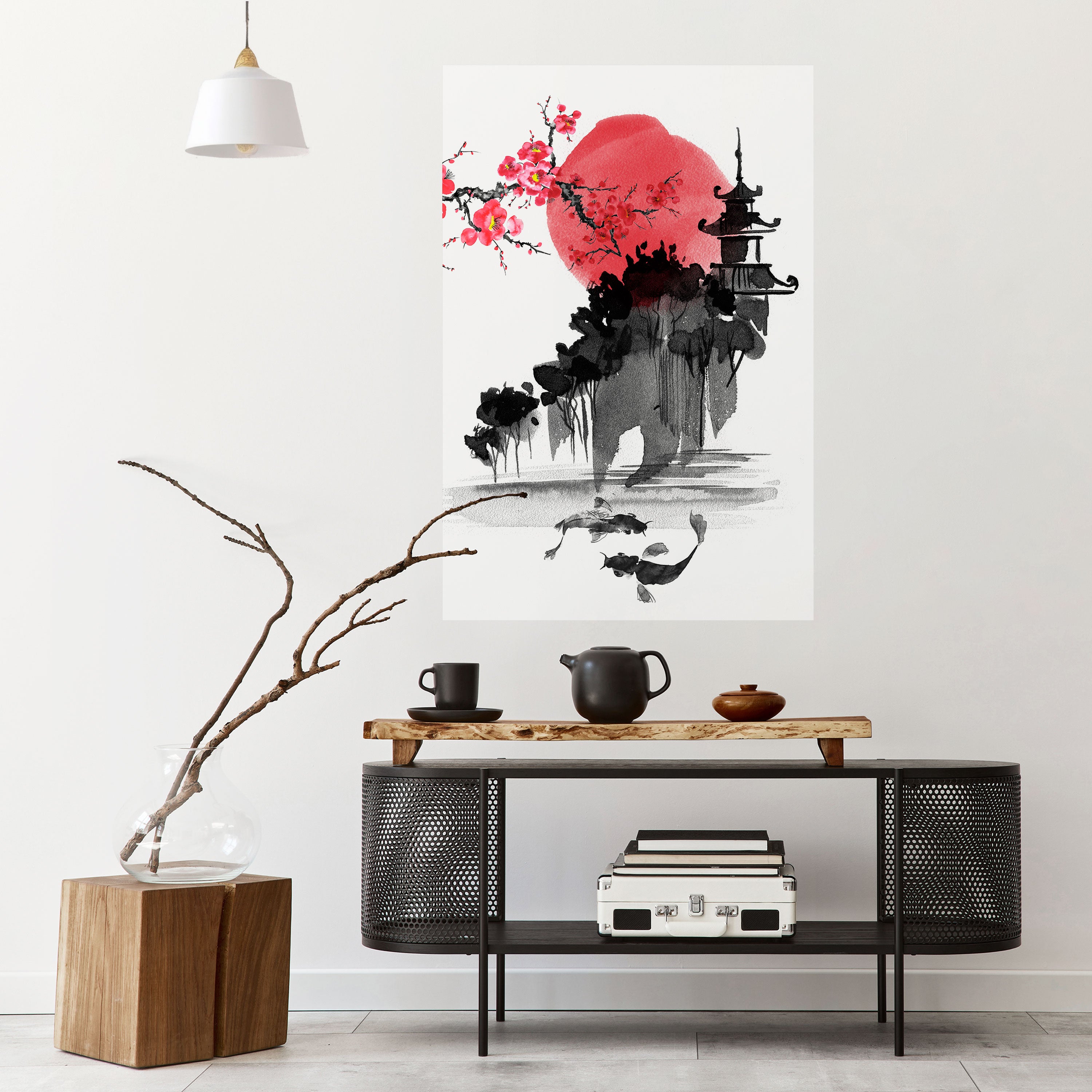 CHERRY SHADOWS Naklejka/Plakat pionowy