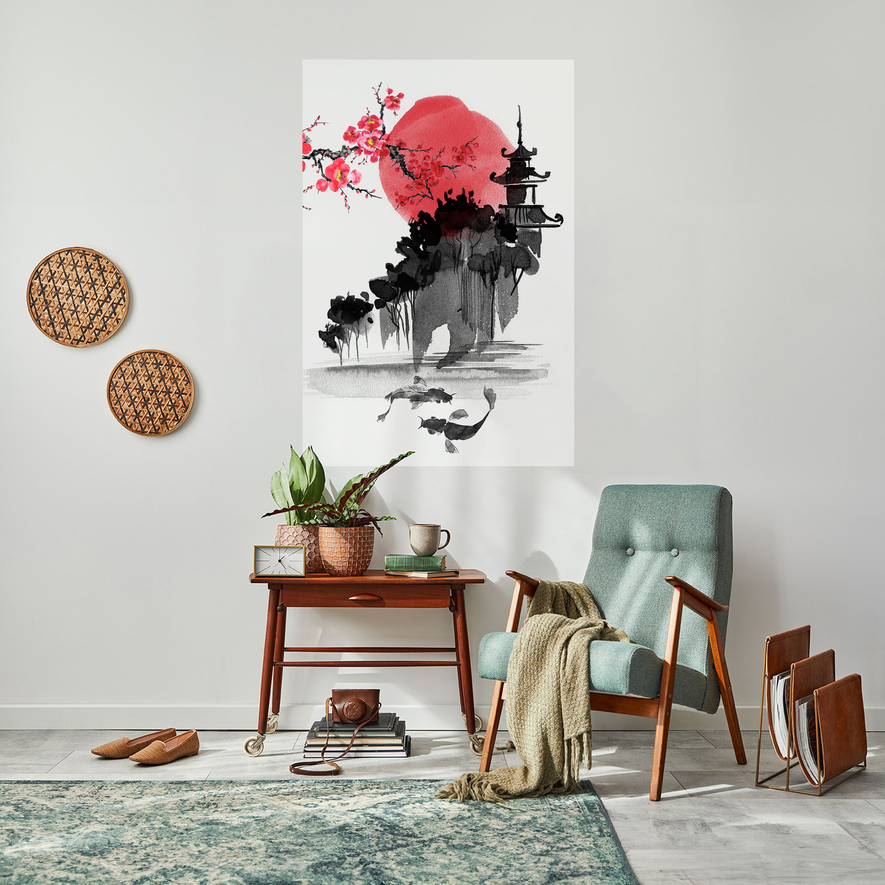 CHERRY SHADOWS Naklejka/Plakat pionowy