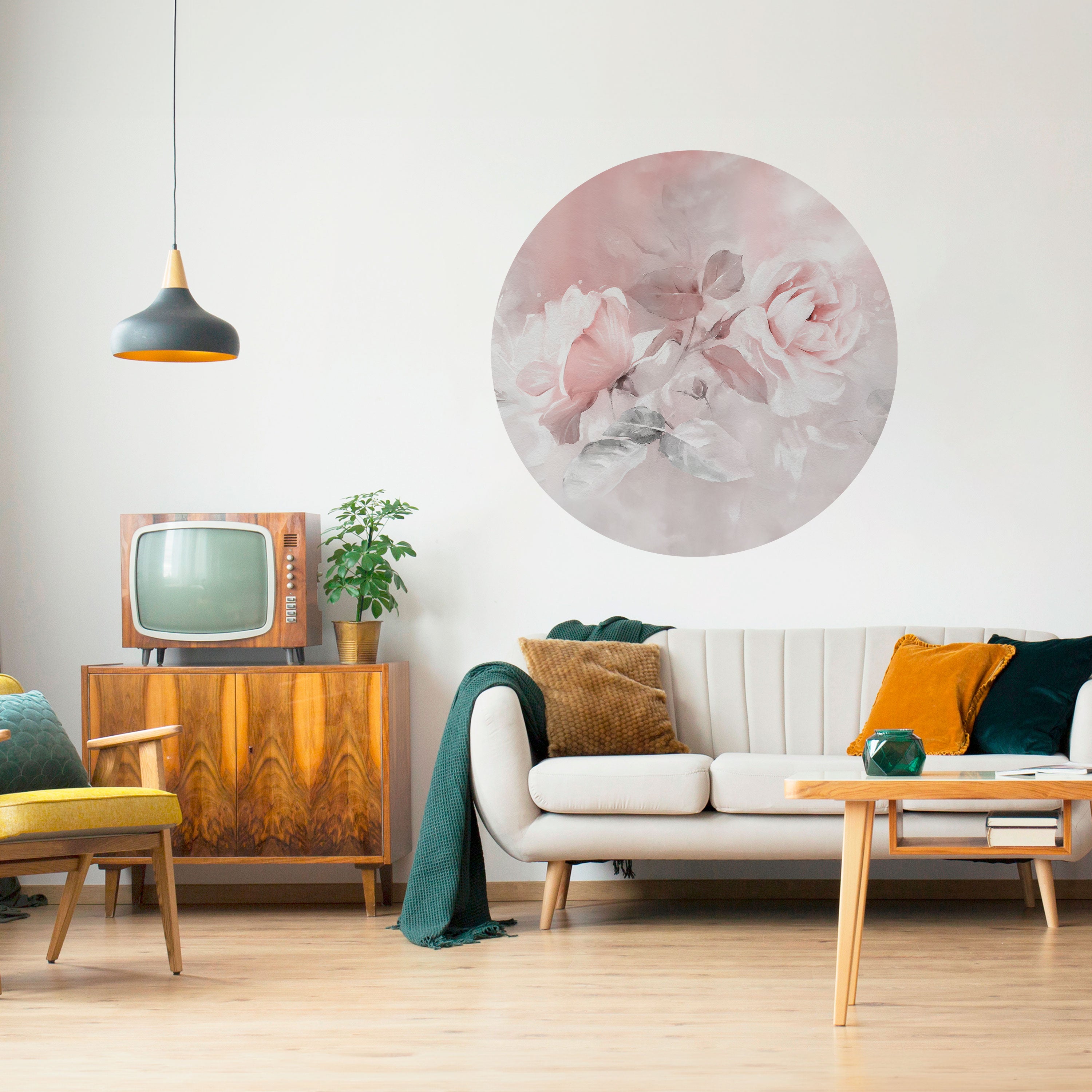 GRACEFUL DAYS Naklejka okrągła