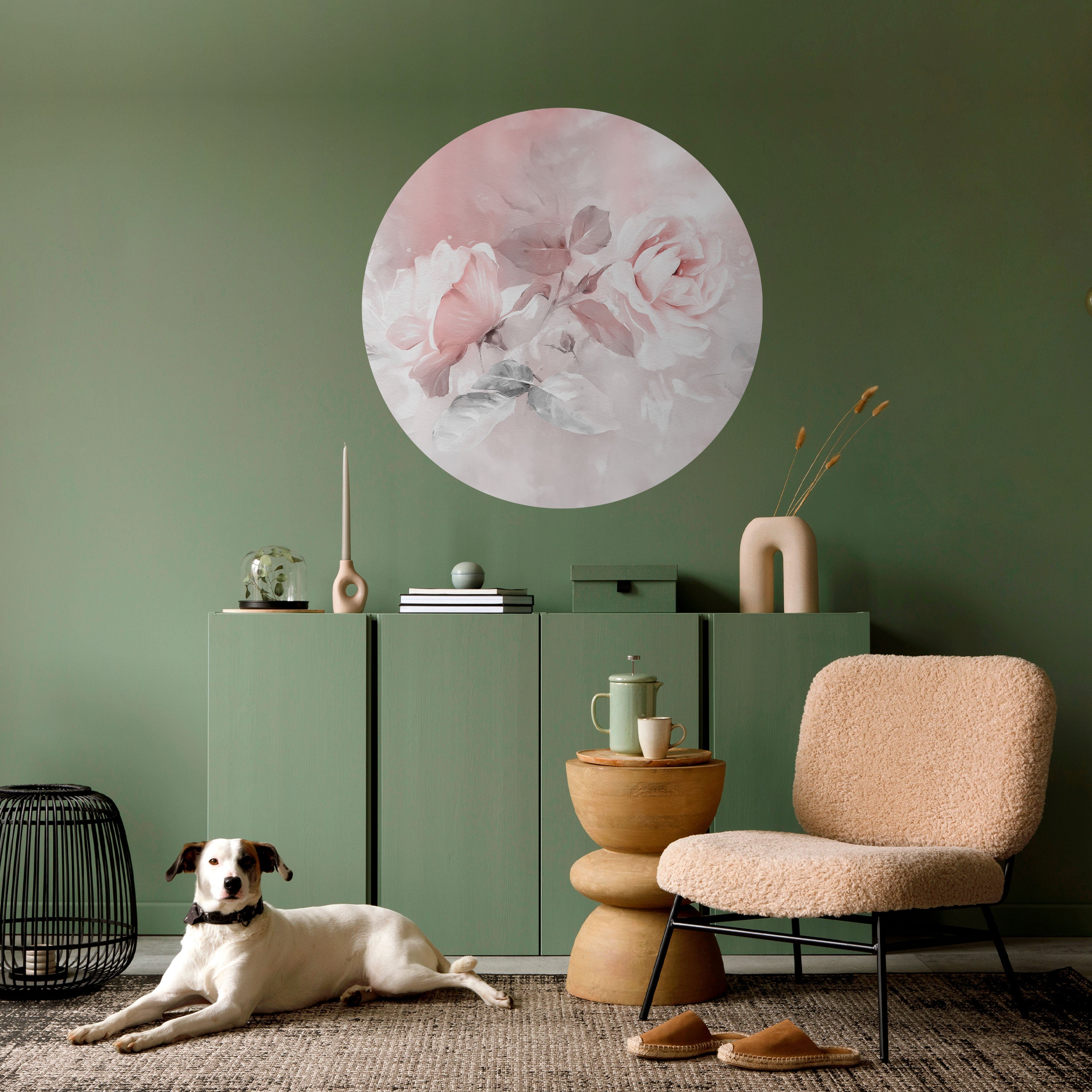 GRACEFUL DAYS Naklejka okrągła