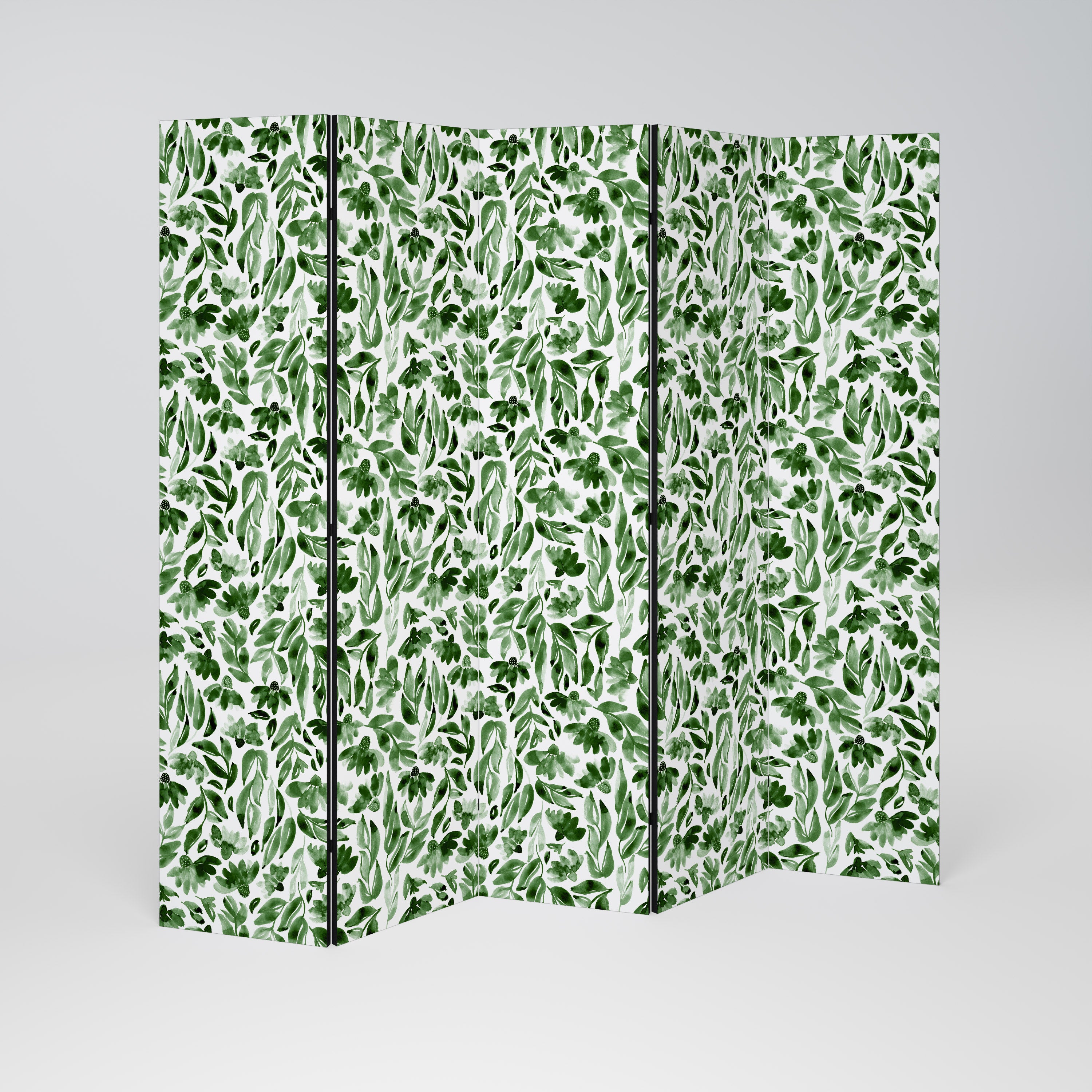 LEAFY LAYERS Dekoracyjny parawan 5-skrzydłowy