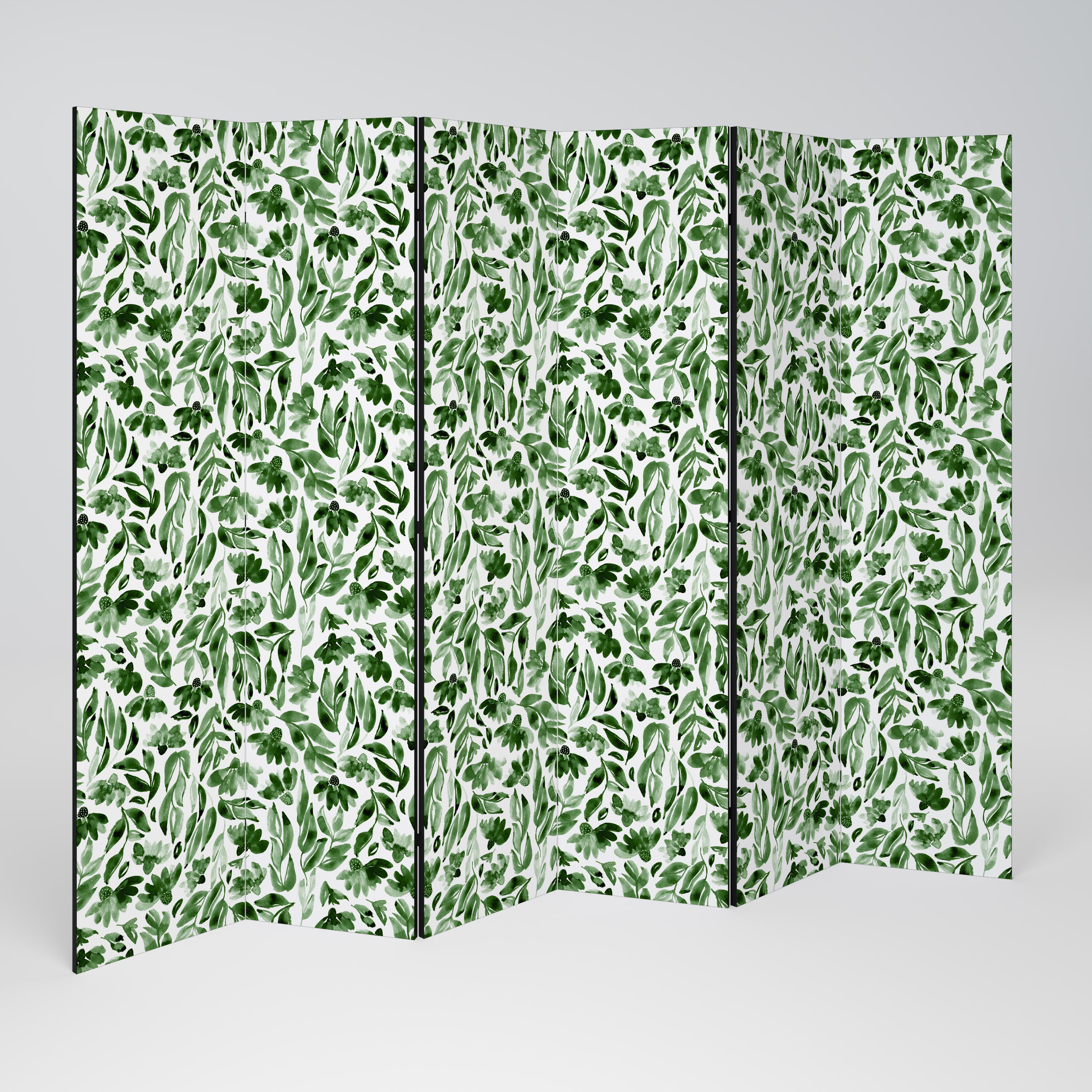 LEAFY LAYERS Dekoracyjny parawan 6-skrzydłowy