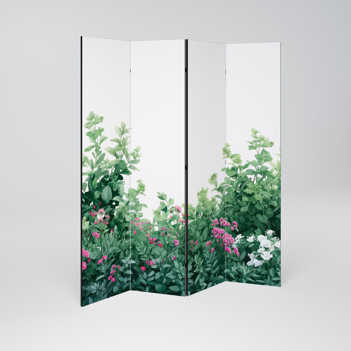 FLORAL SERENITY BARRIER Dekoracyjny parawan 4-skrzydłowy