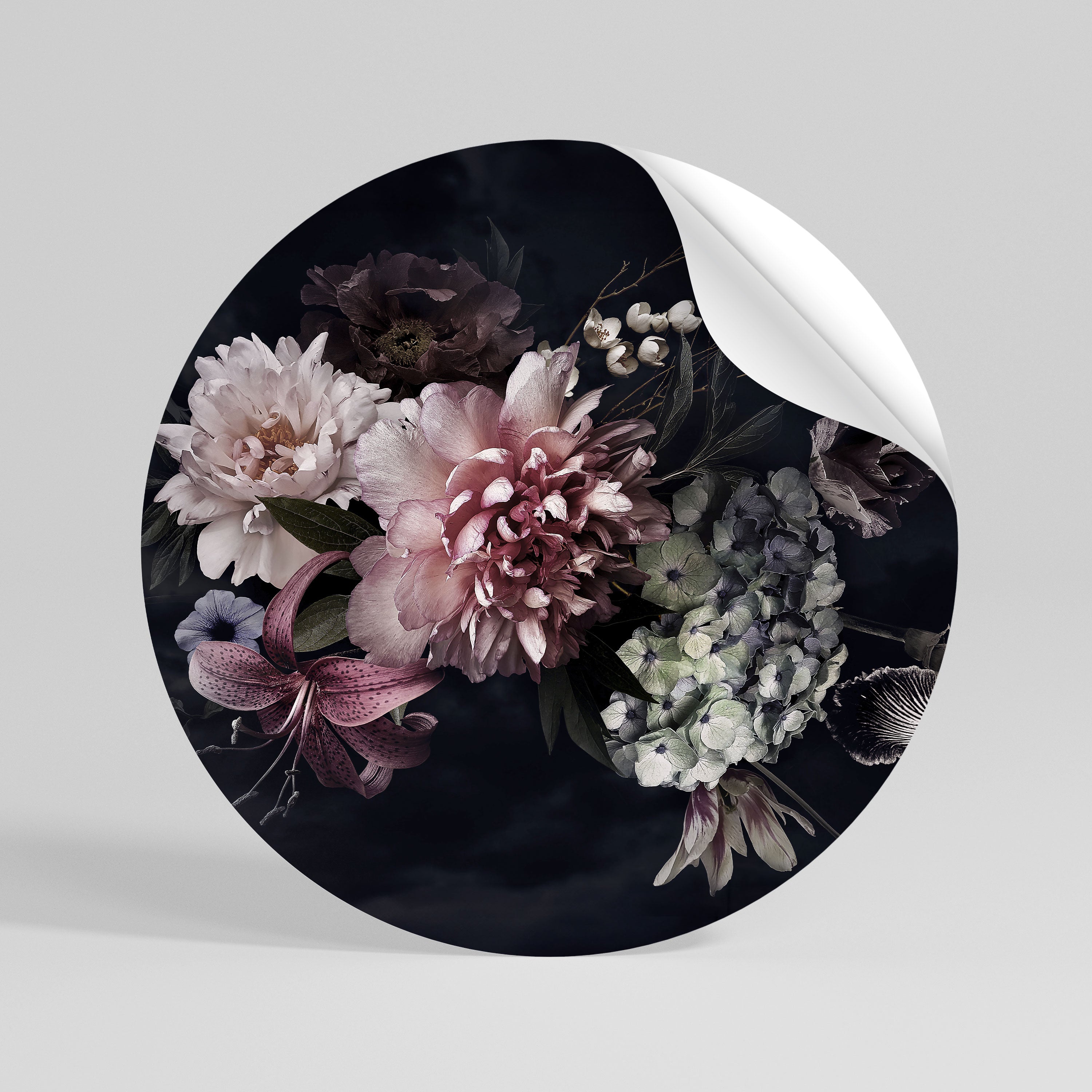 PURE BLOSSOM Naklejka - okrągła