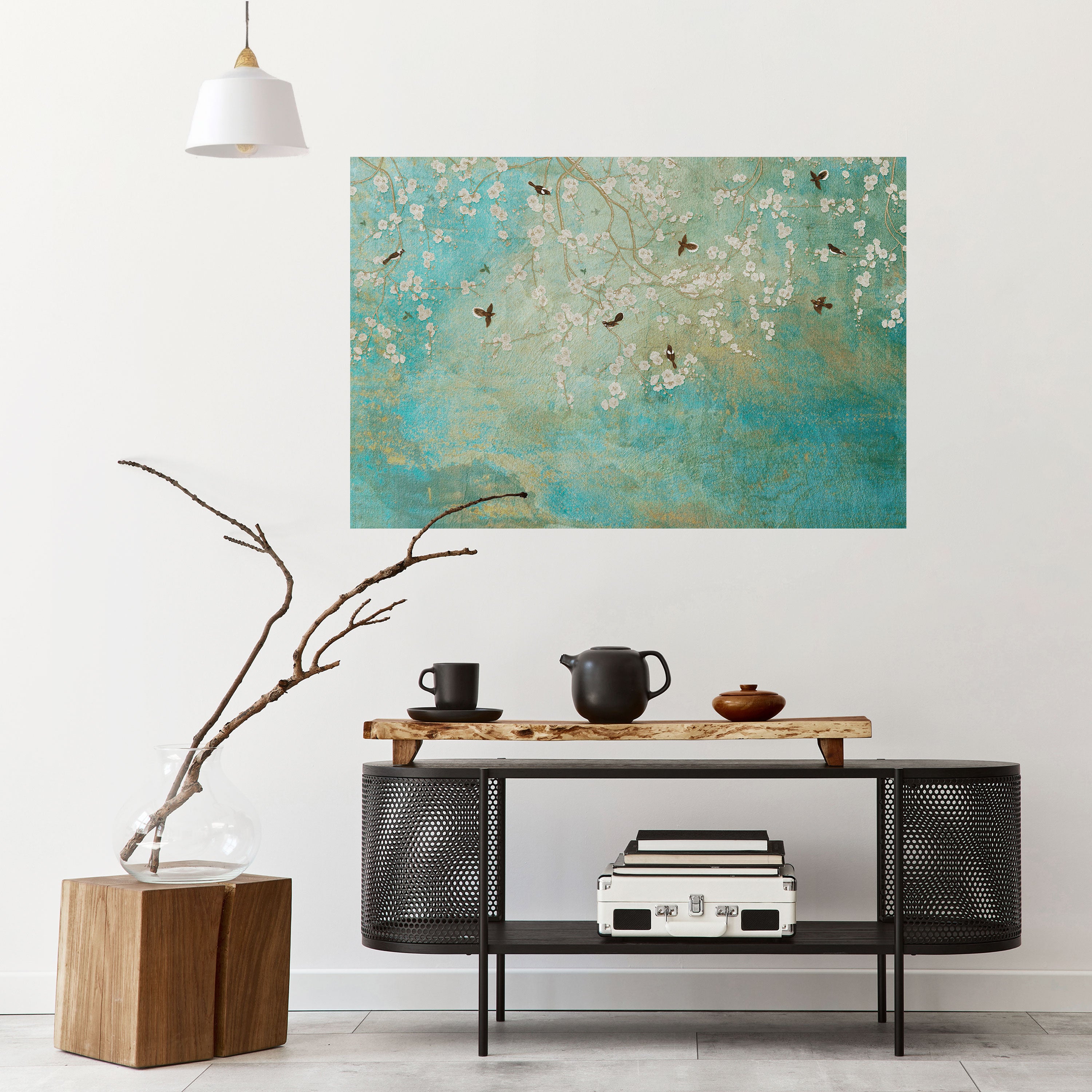 BLOOMING CHARM Naklejka/Plakat poziomy