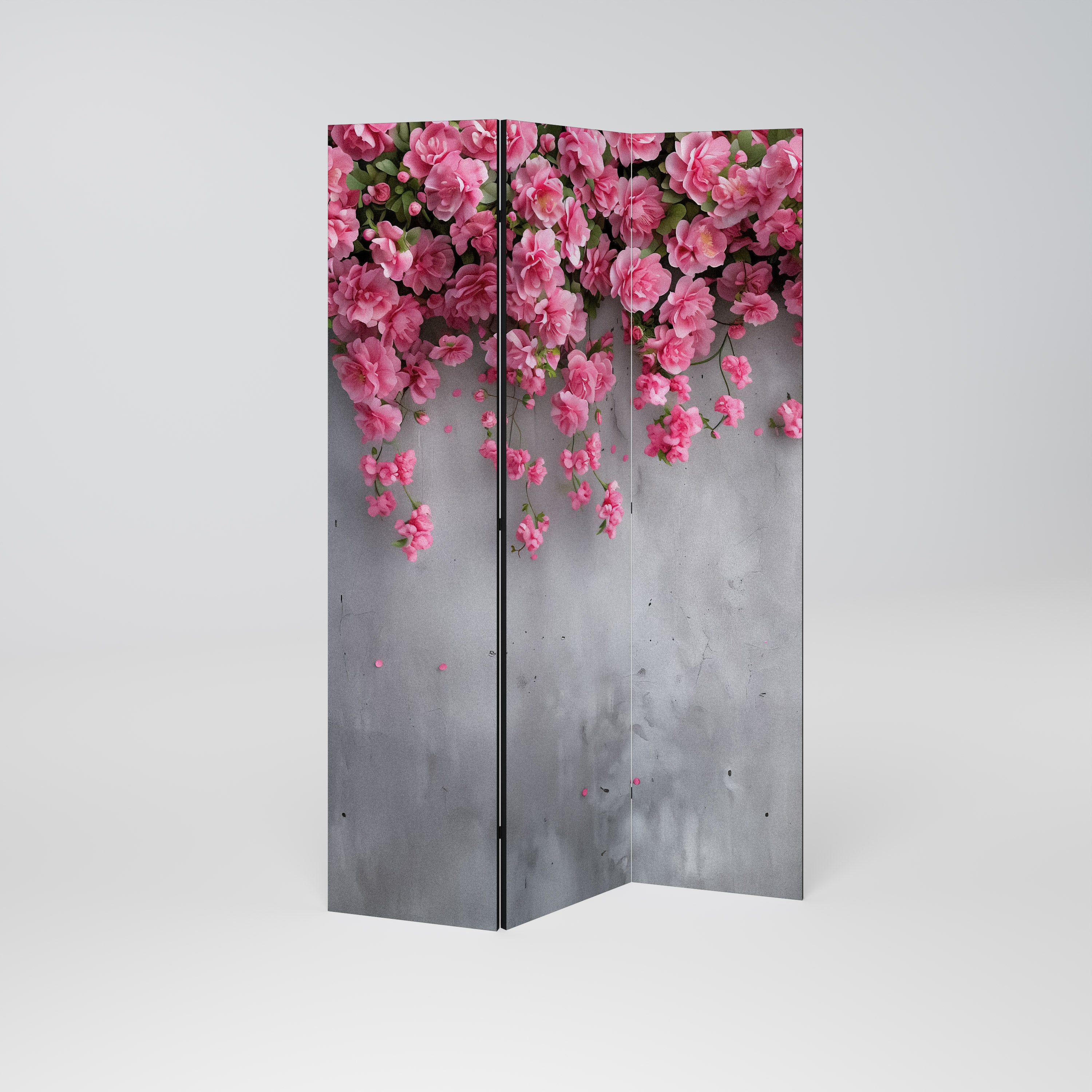 SERENE FLOWER FOLD Dekoracyjny parawan 3-skrzydłowy