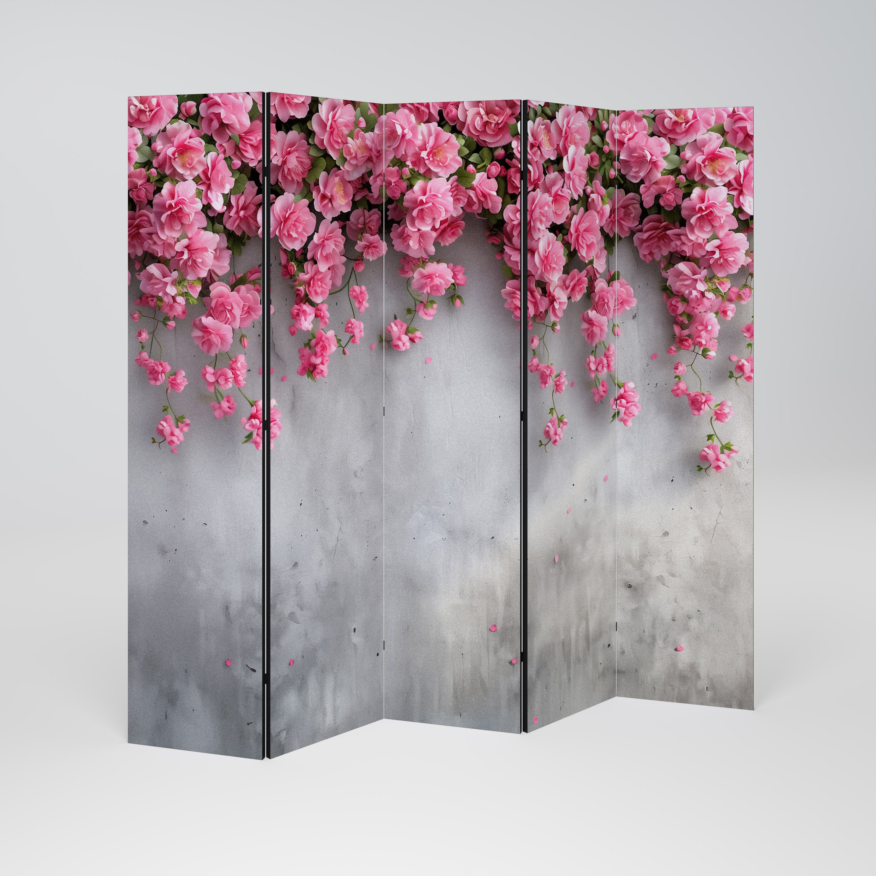SERENE FLOWER FOLD Dekoracyjny parawan 5-skrzydłowy