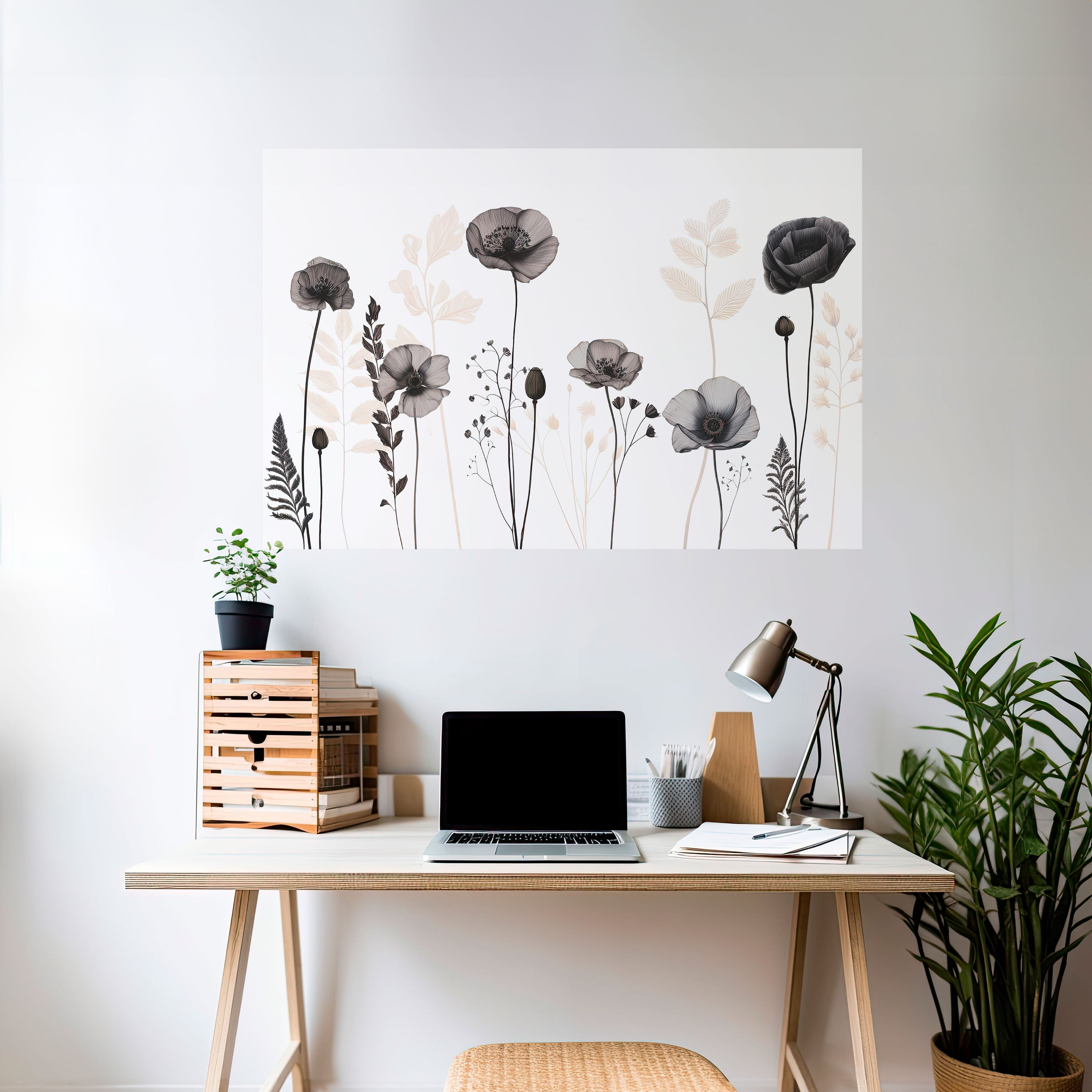 POPPY ALLURE Naklejka/Plakat poziomy