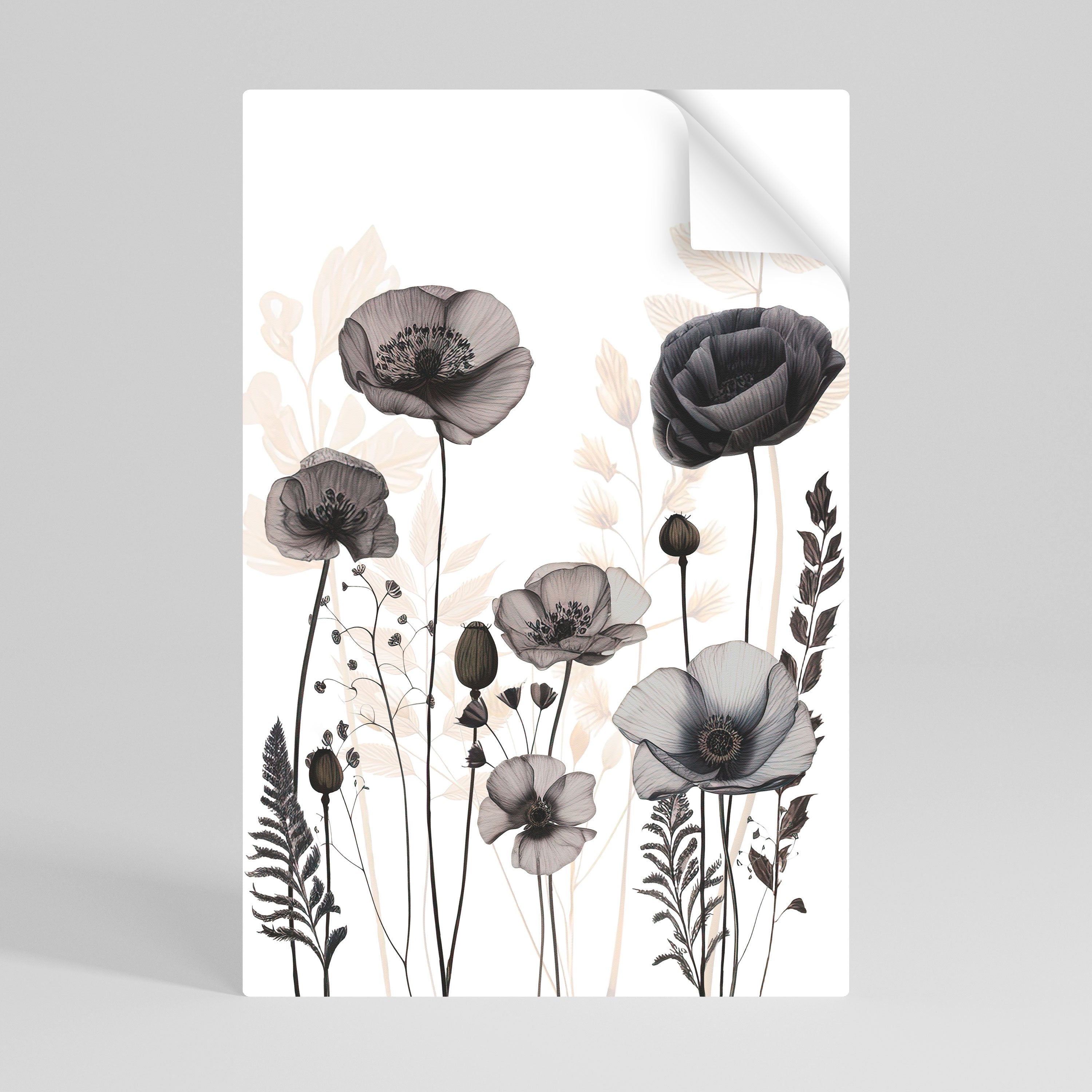 POPPY ALLURE Naklejka/Plakat pionowy