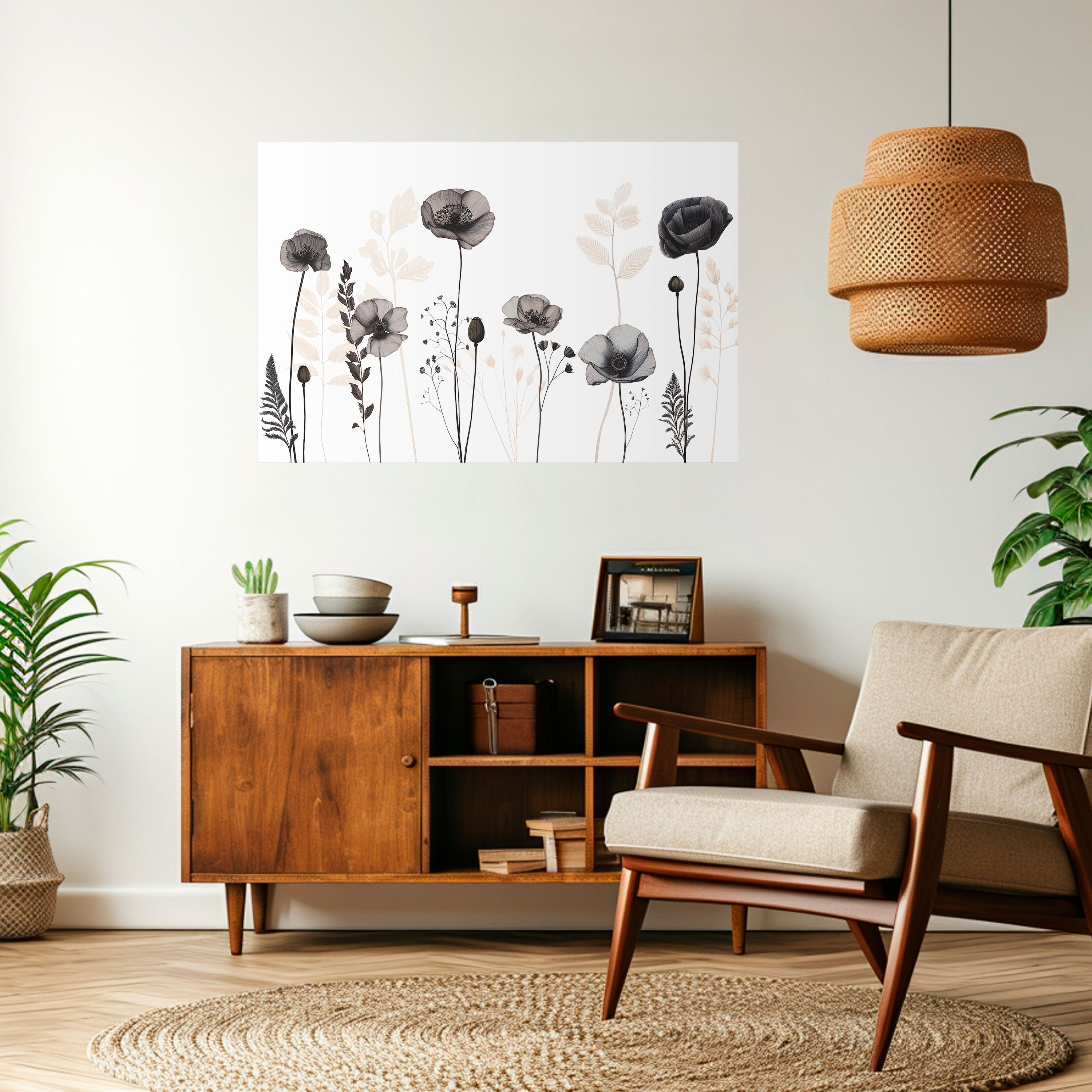 POPPY ALLURE Naklejka/Plakat poziomy
