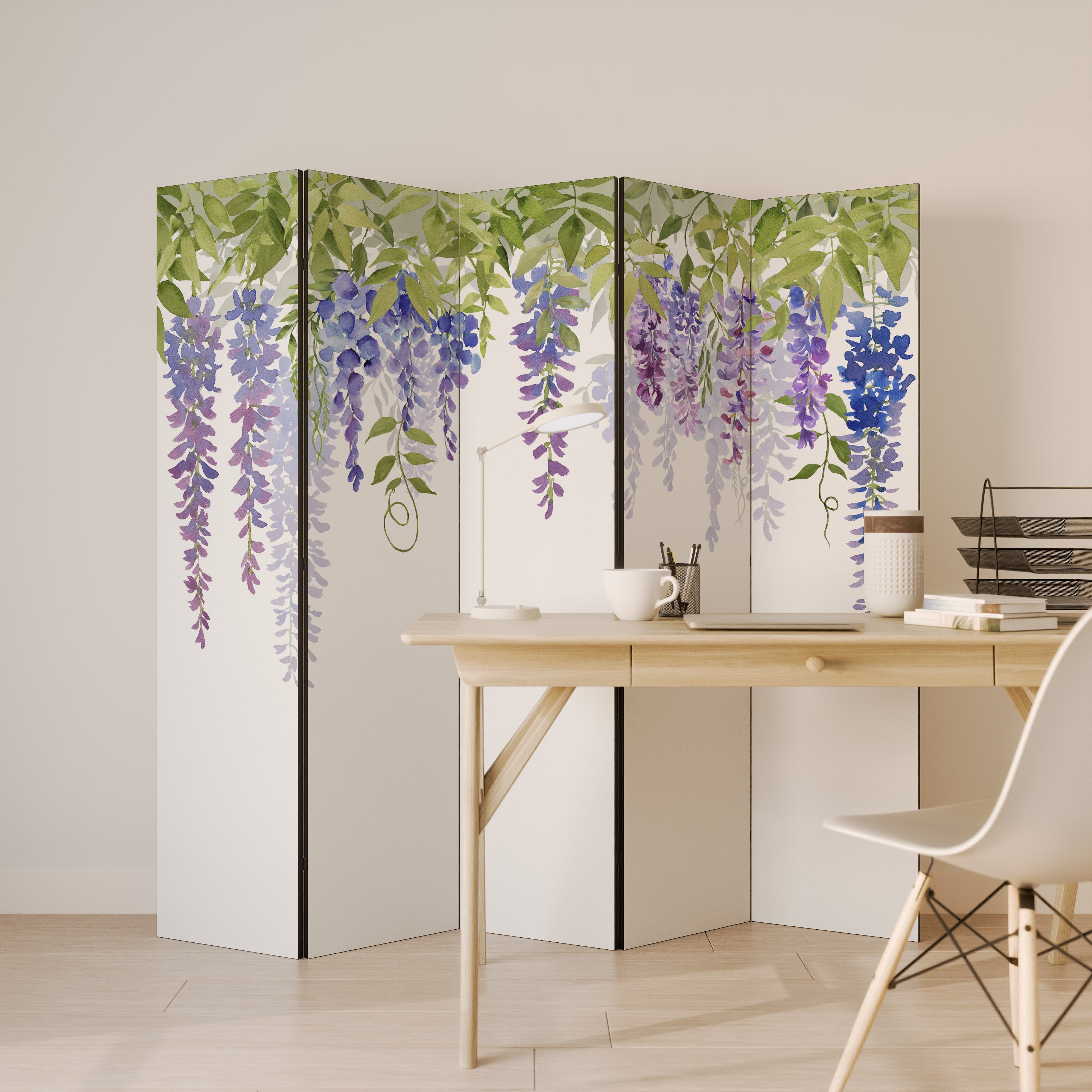 BOTANICAL BREEZE Dekoracyjny parawan 5-skrzydłowy