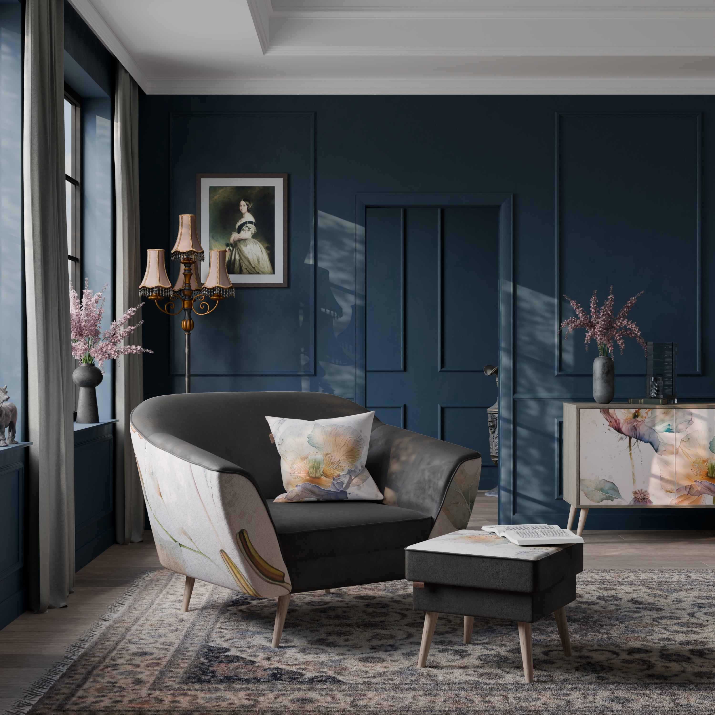 SOFTEN POPPY Fotel AURORA