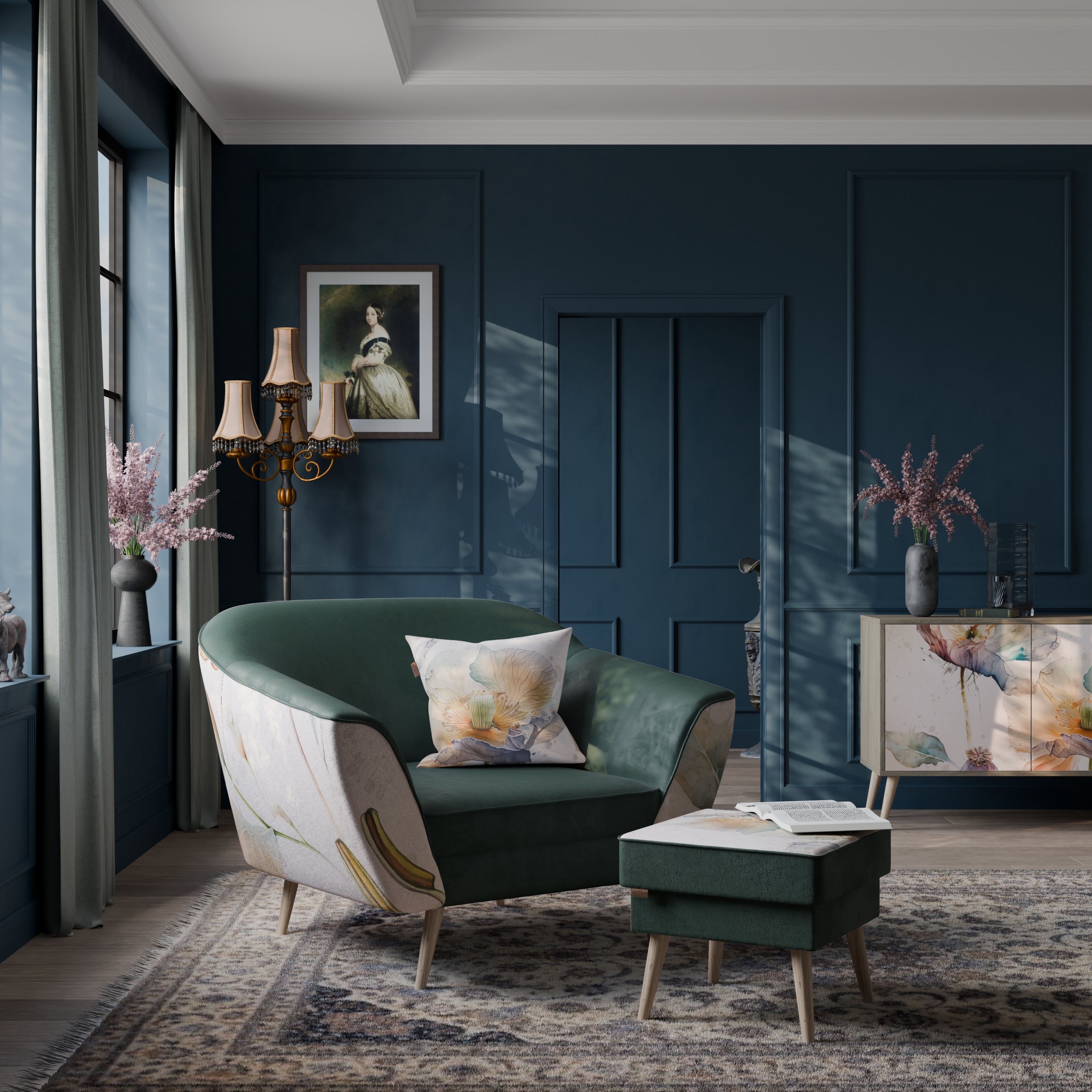 SOFTEN POPPY Fotel AURORA