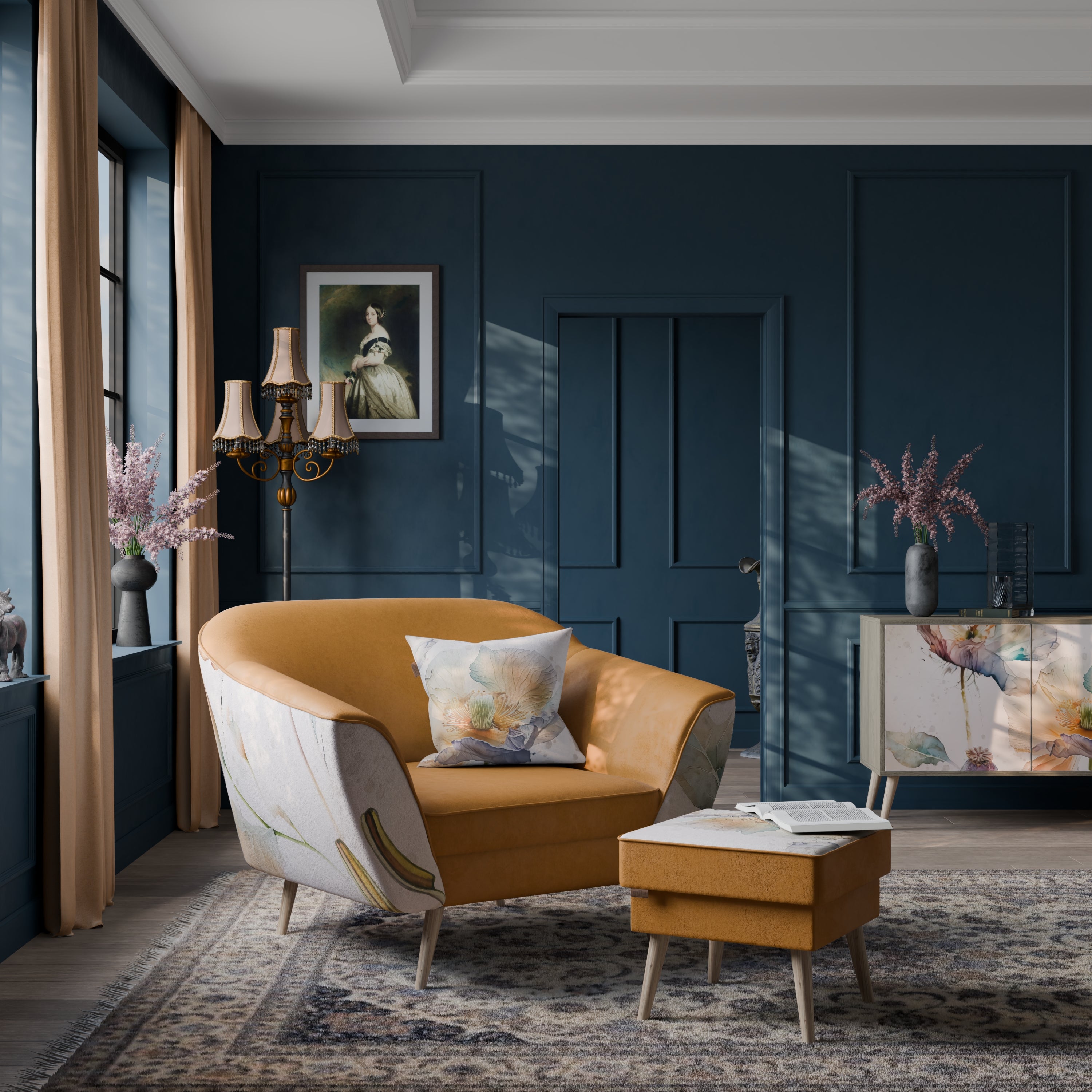 SOFTEN POPPY Fotel AURORA