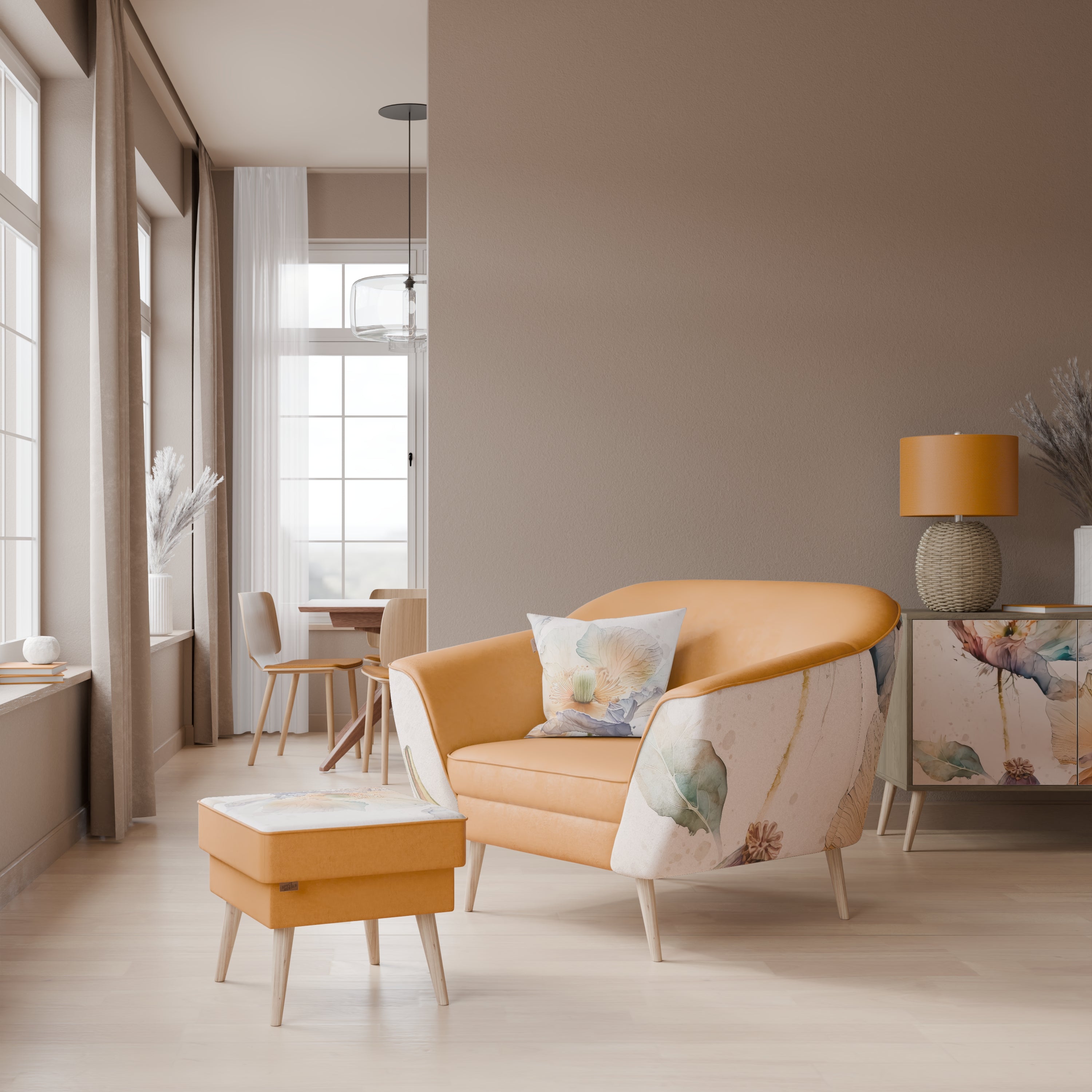 SOFTEN POPPY Fotel AURORA
