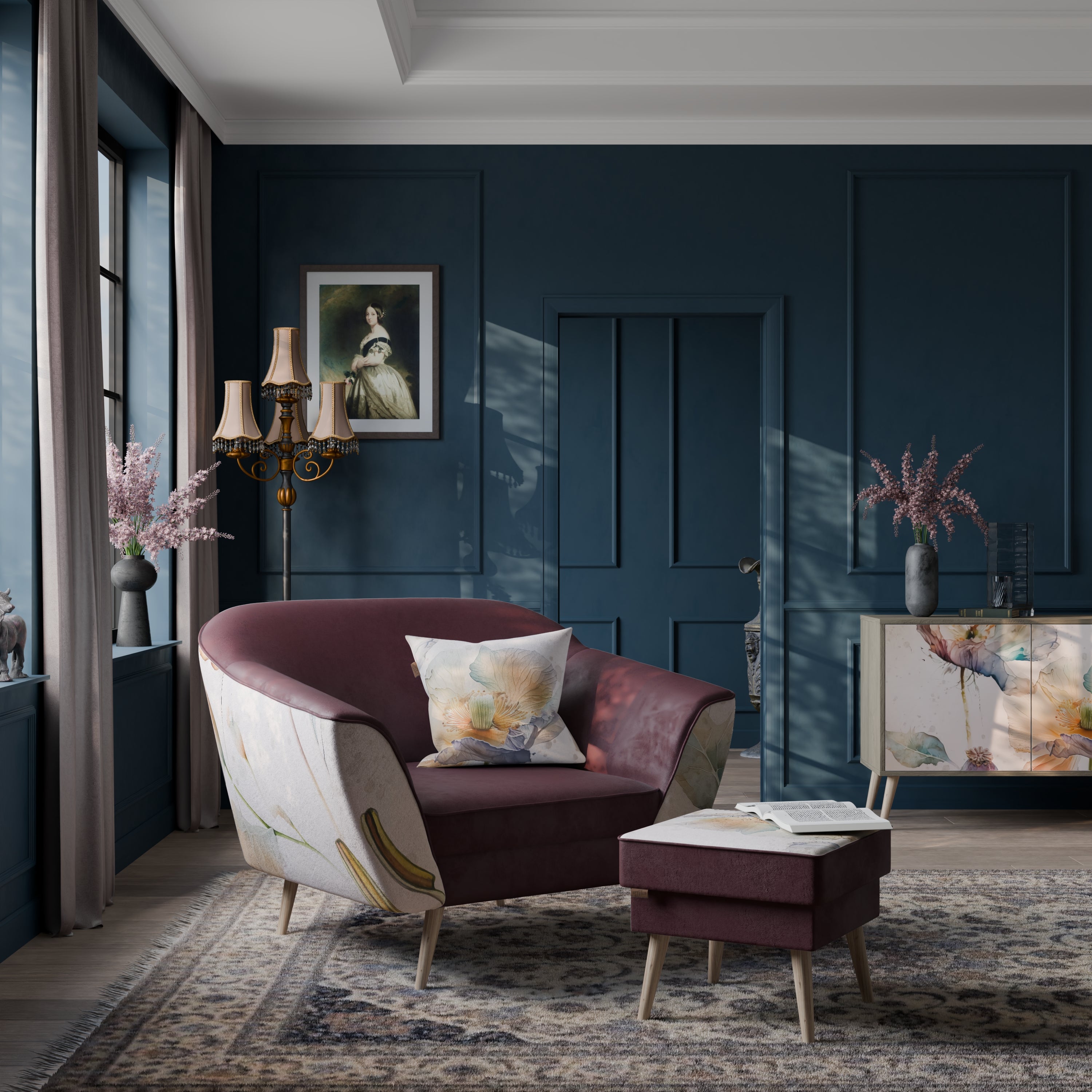 SOFTEN POPPY Fotel AURORA