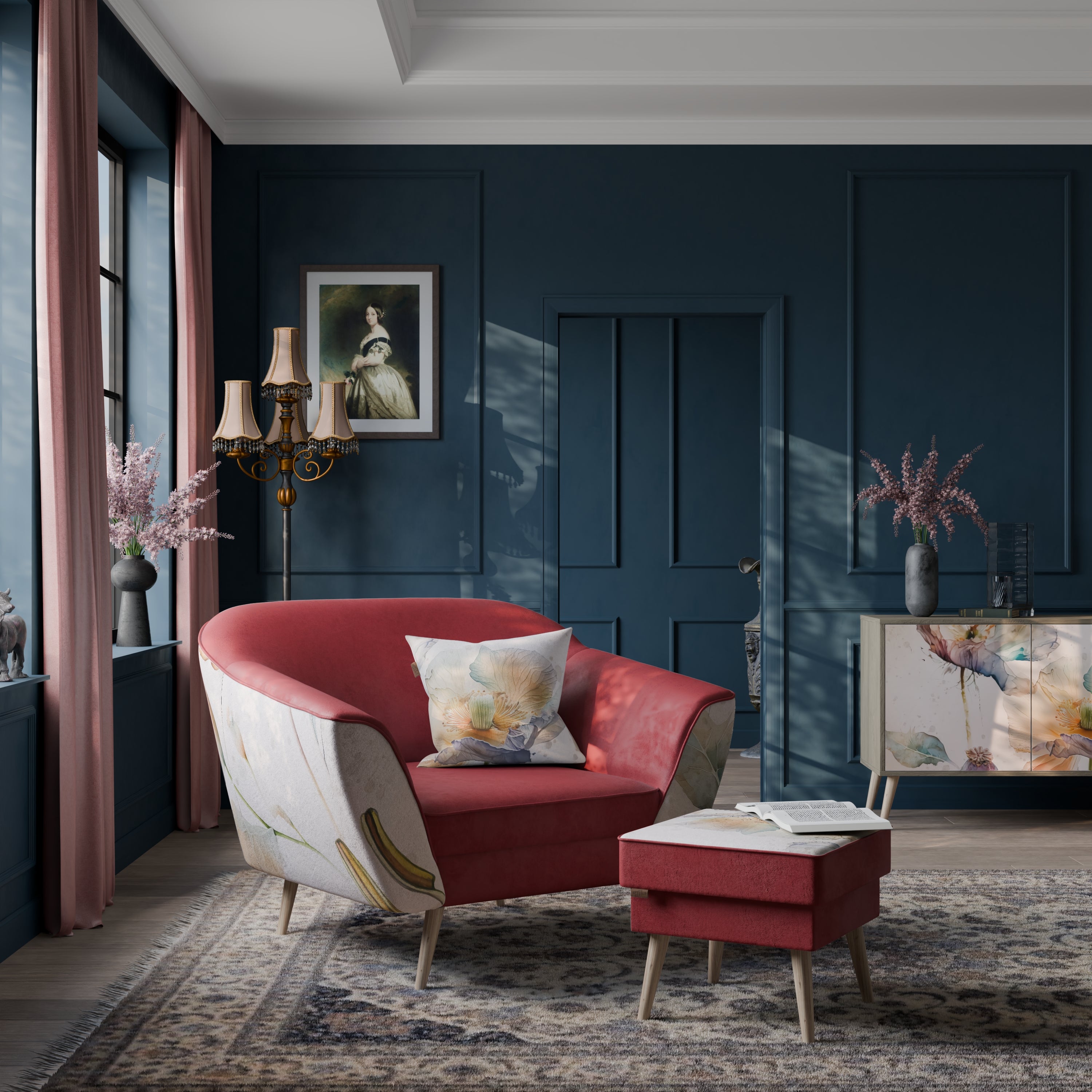 SOFTEN POPPY Fotel AURORA