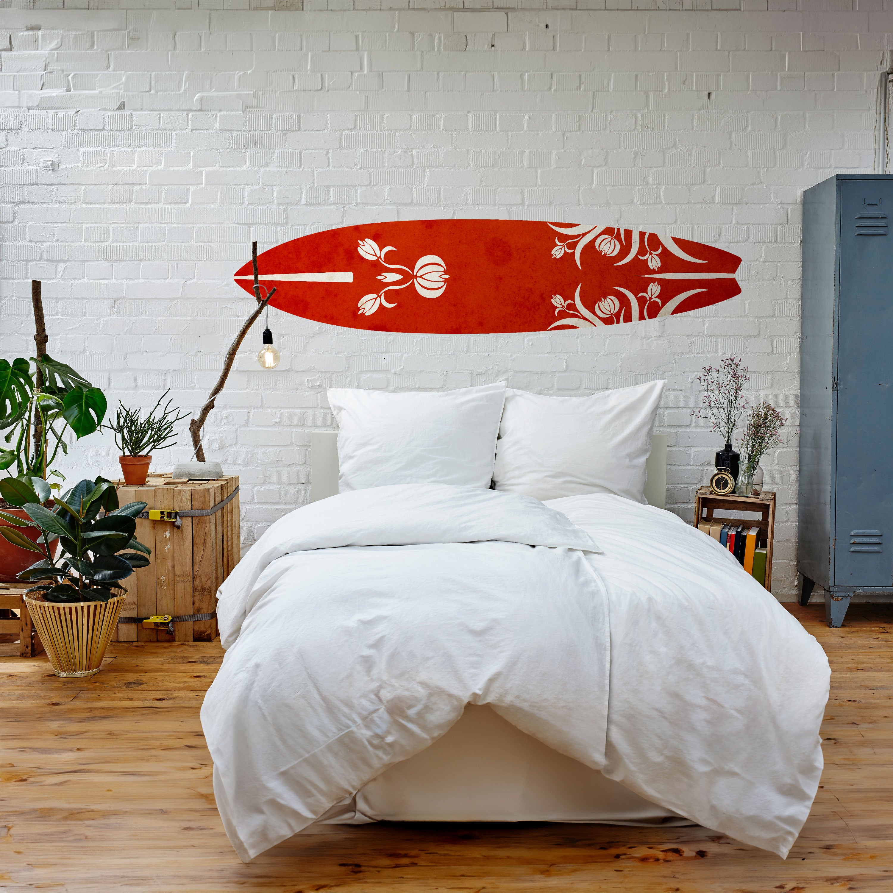 FLOWERY ORNATE Naklejka - deska surfingowa