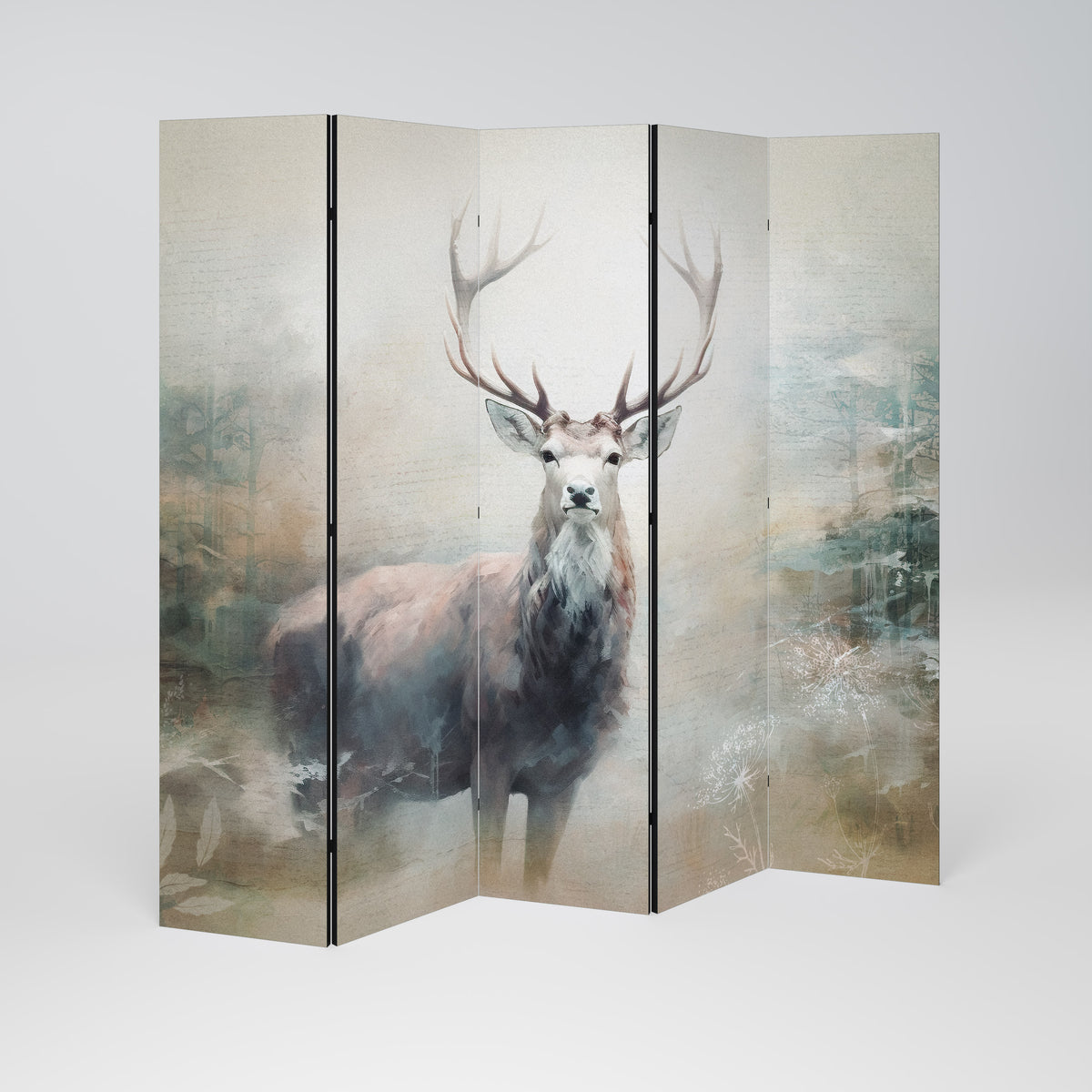 FOREST KING Dekoracyjny parawan 5-skrzydłowy