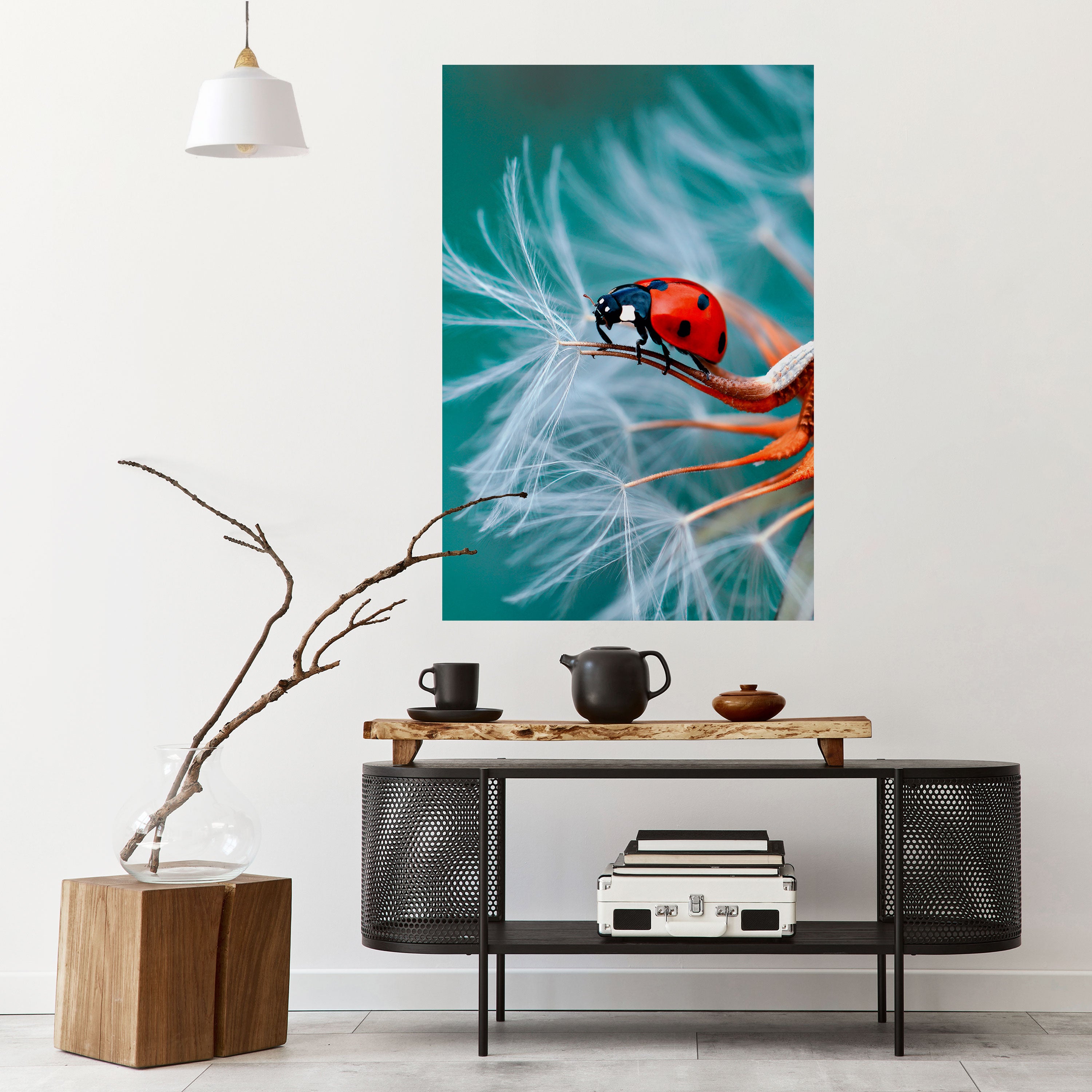 LADYBUG BALANCE Naklejka/Plakat pionowy