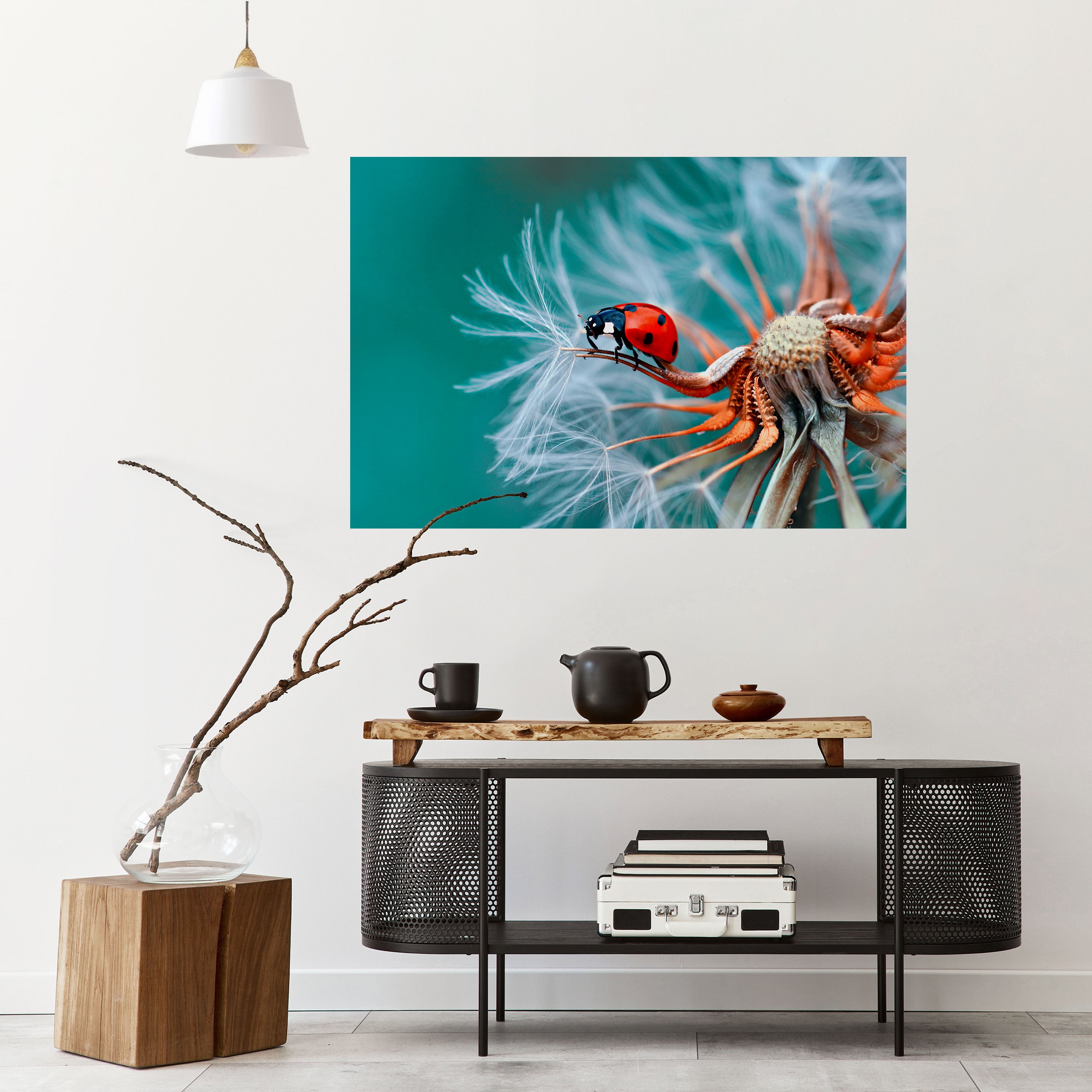 LADYBUG BALANCE Naklejka/Plakat poziomy