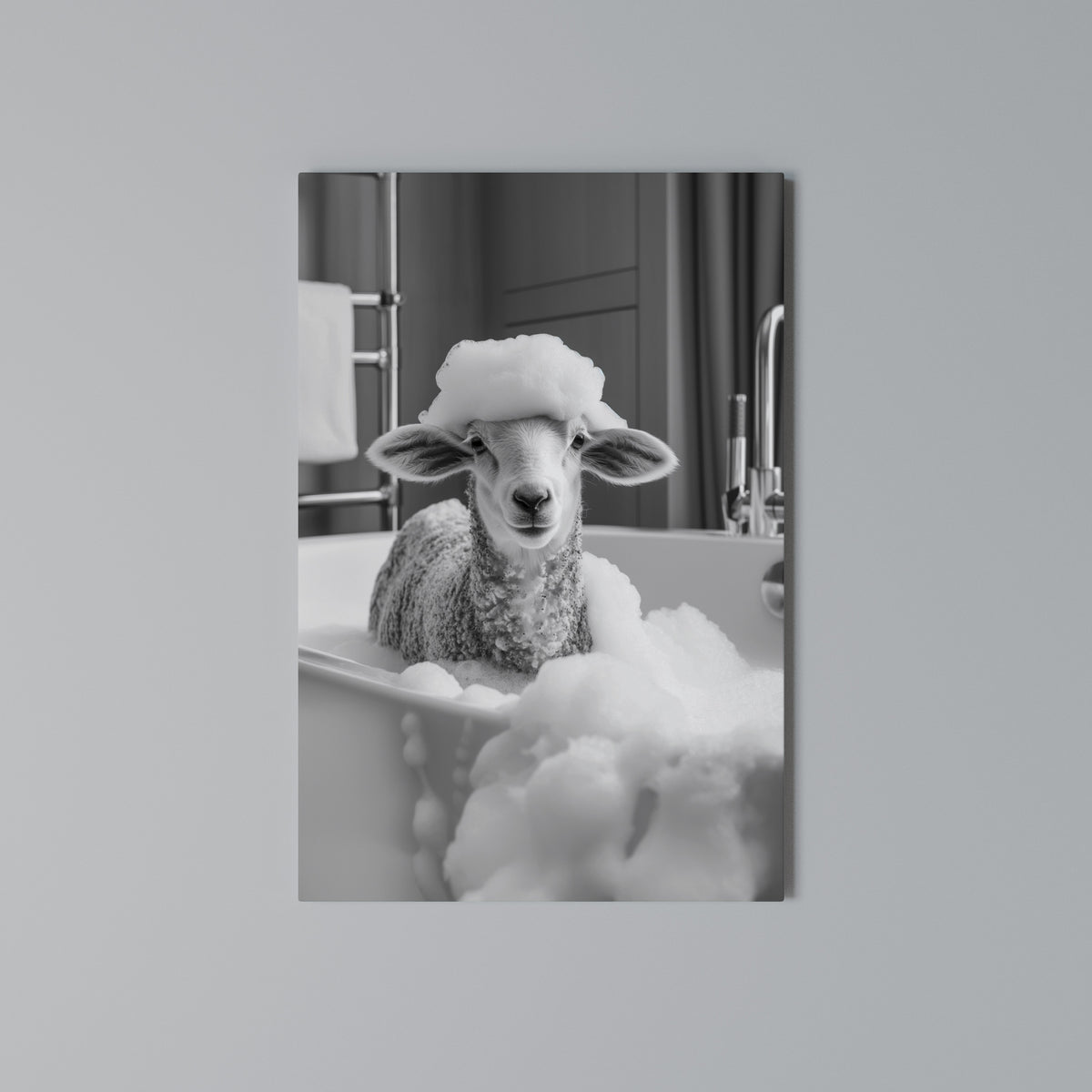 BUBBLE BATH BAA Pionowy obraz na płótnie