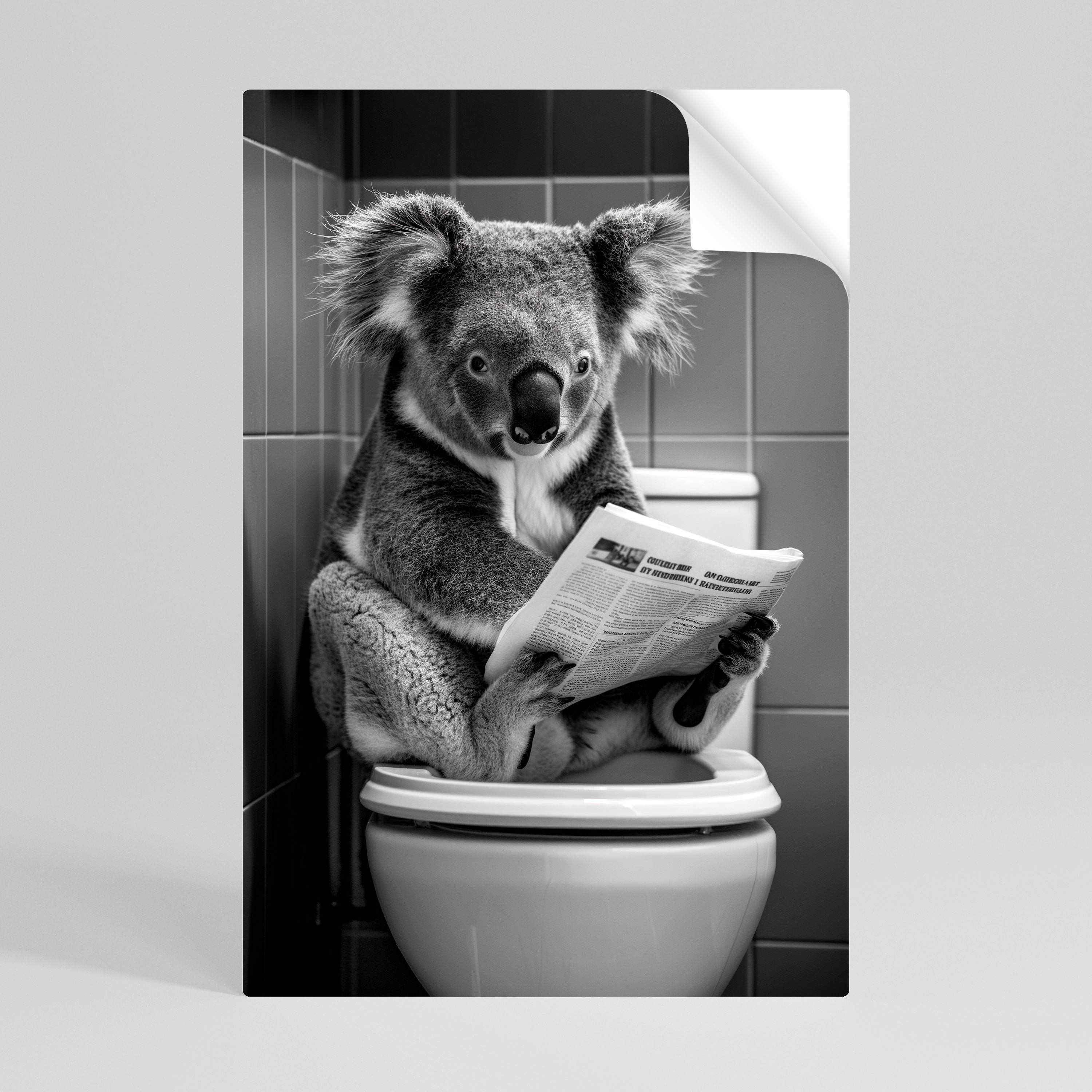 TOILET TIME TALES Naklejka/Plakat pionowy