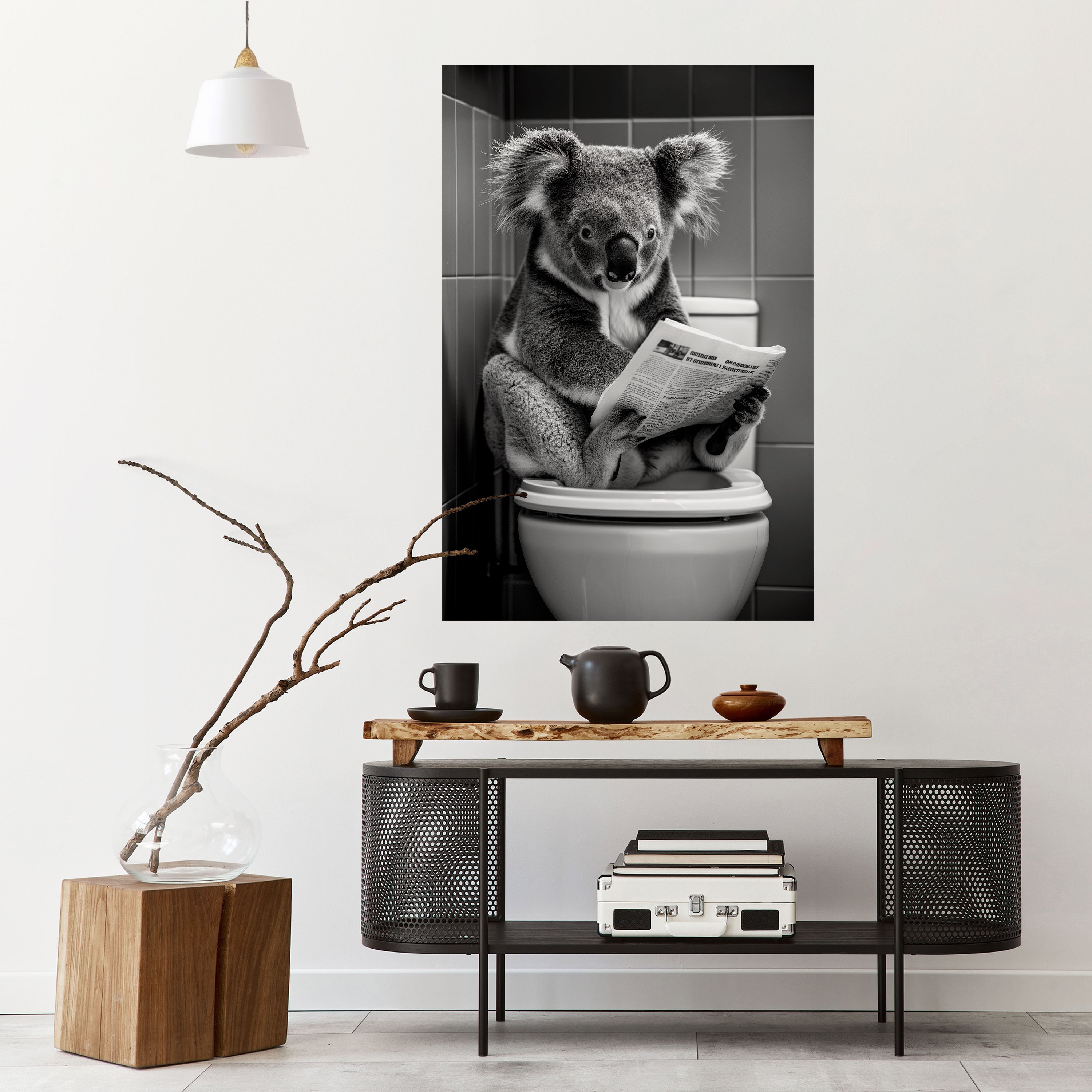 TOILET TIME TALES Naklejka/Plakat pionowy