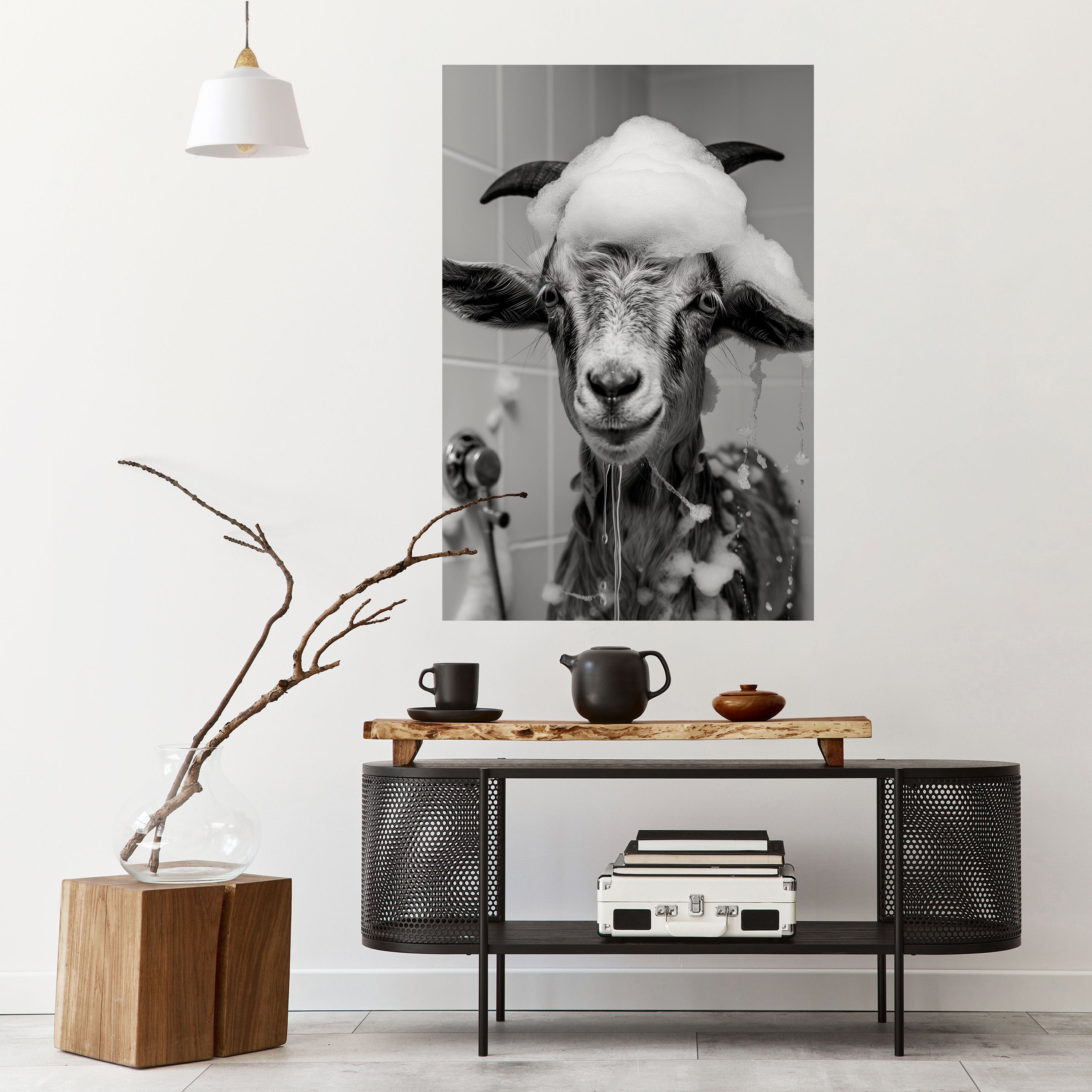 SOAPY GOAT GIGGLES Naklejka/Plakat pionowy