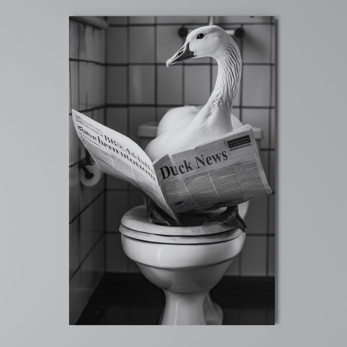 DUCKTAILS AND TIDBITS Pionowy obraz na płótnie
