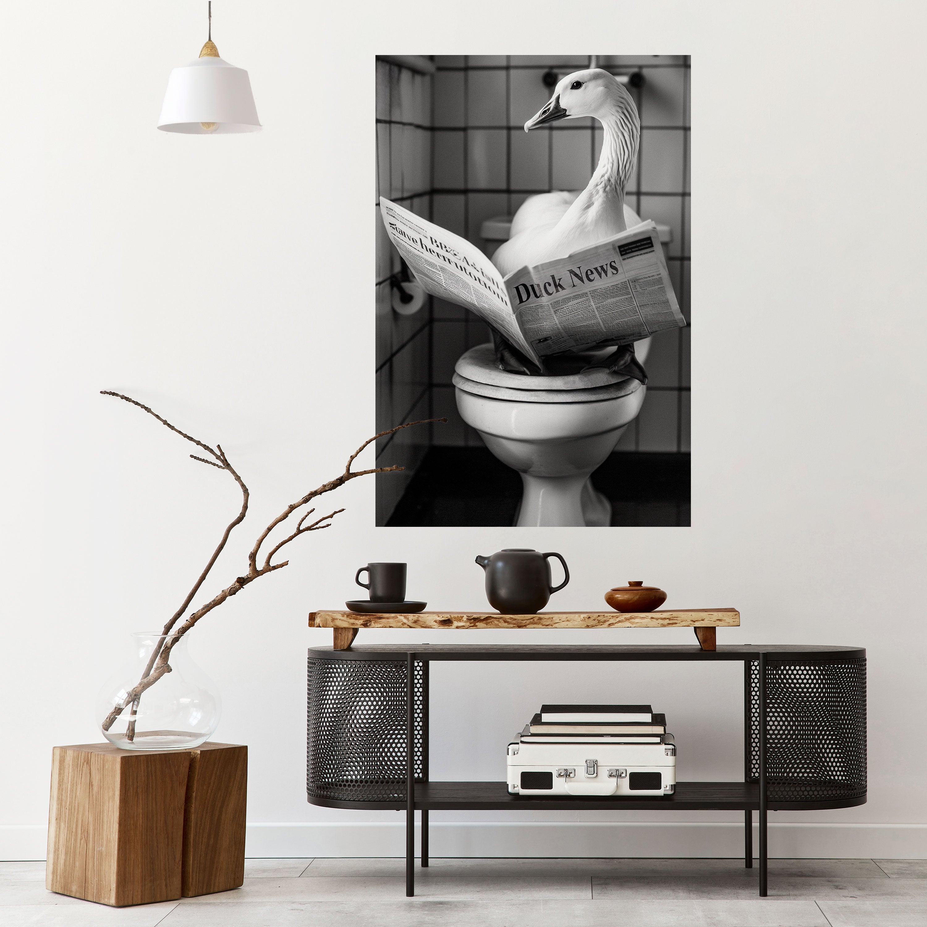 DUCKTAILS AND TIDBITS Naklejka/Plakat pionowy